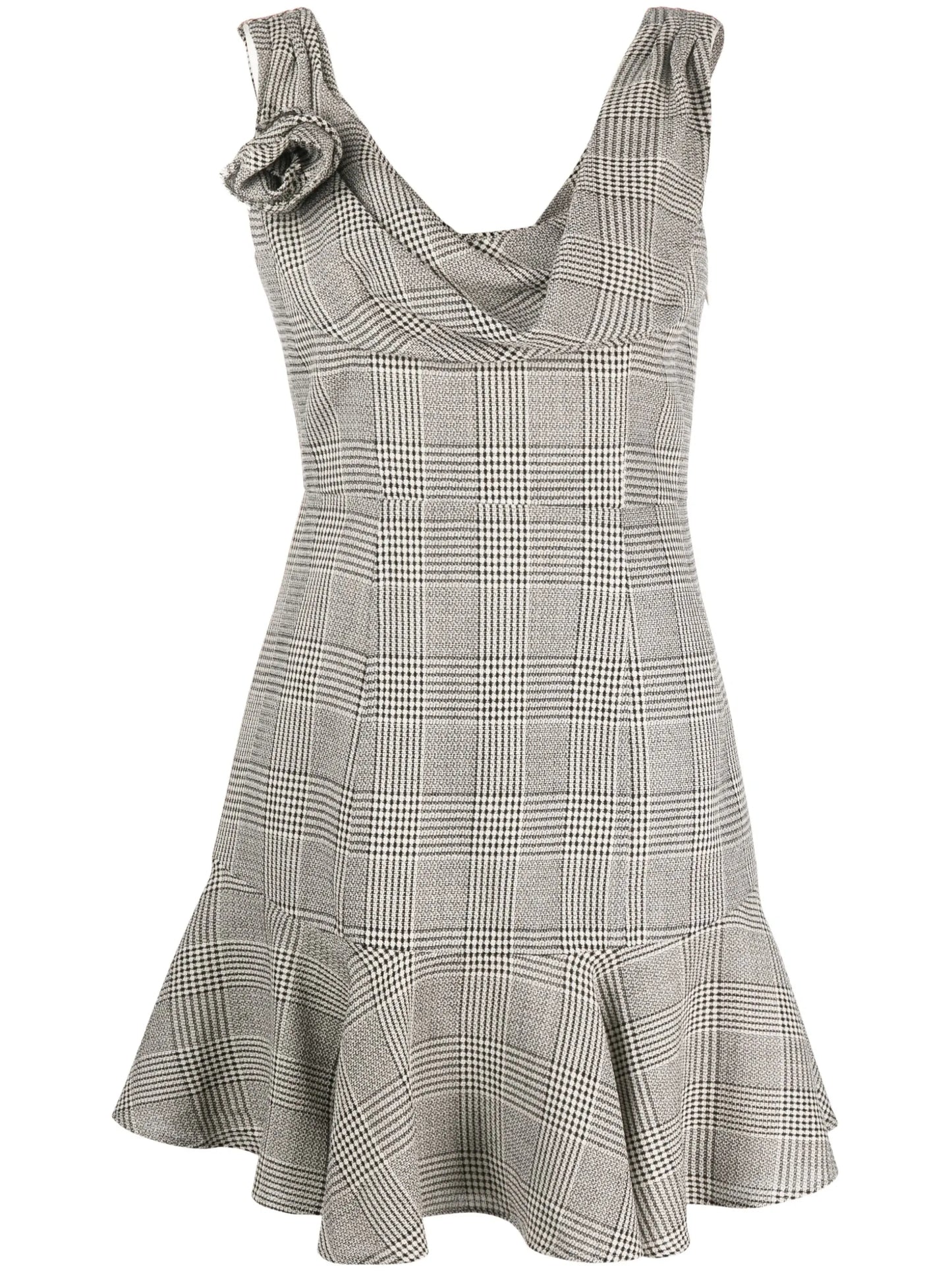Prince of Wales draped minidress