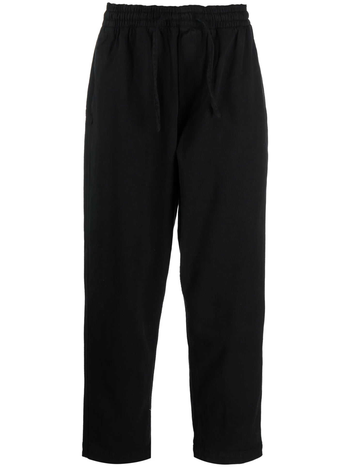 drawstring-fastening waist trousers