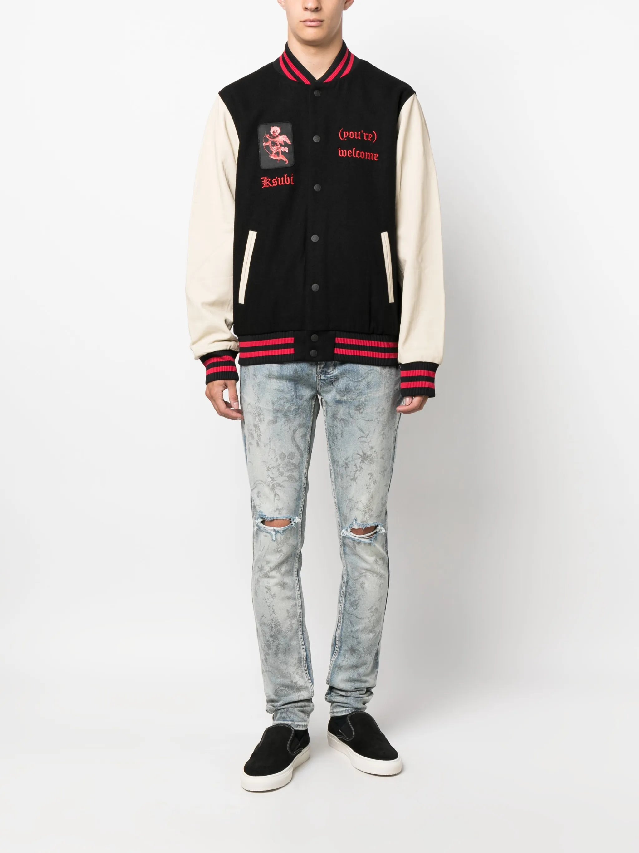Icons Letterman bomber jacket