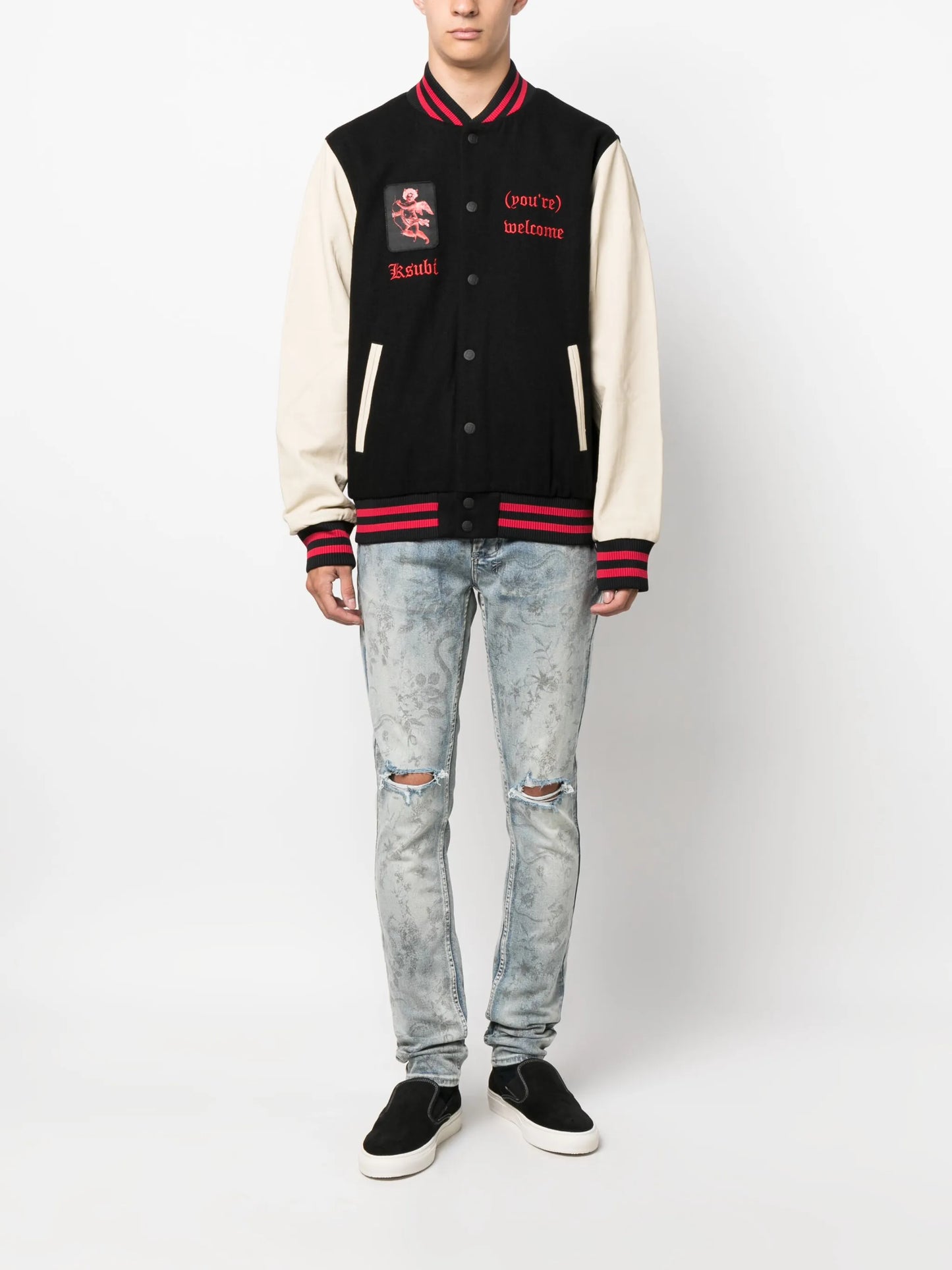 Icons Letterman bomber jacket
