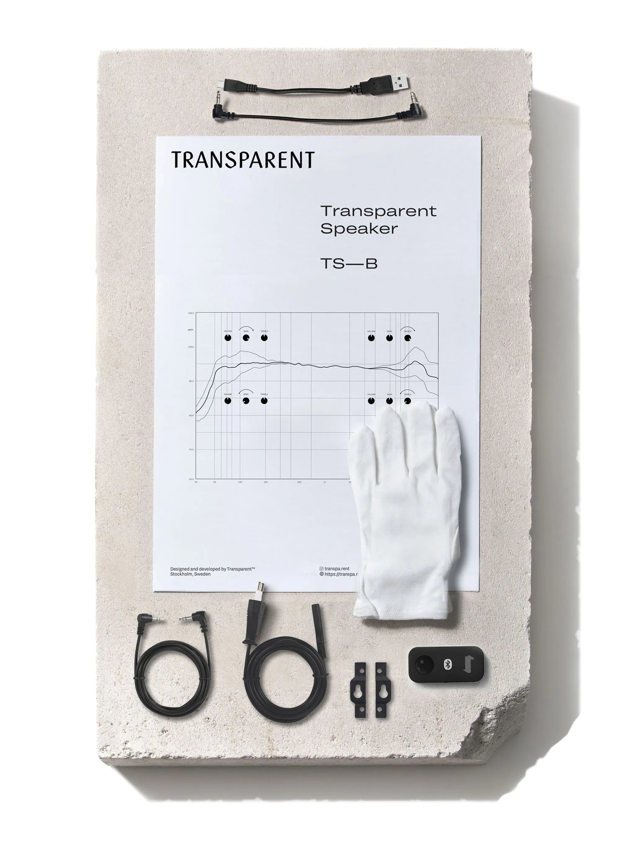 large Transparent Special Edition speakers