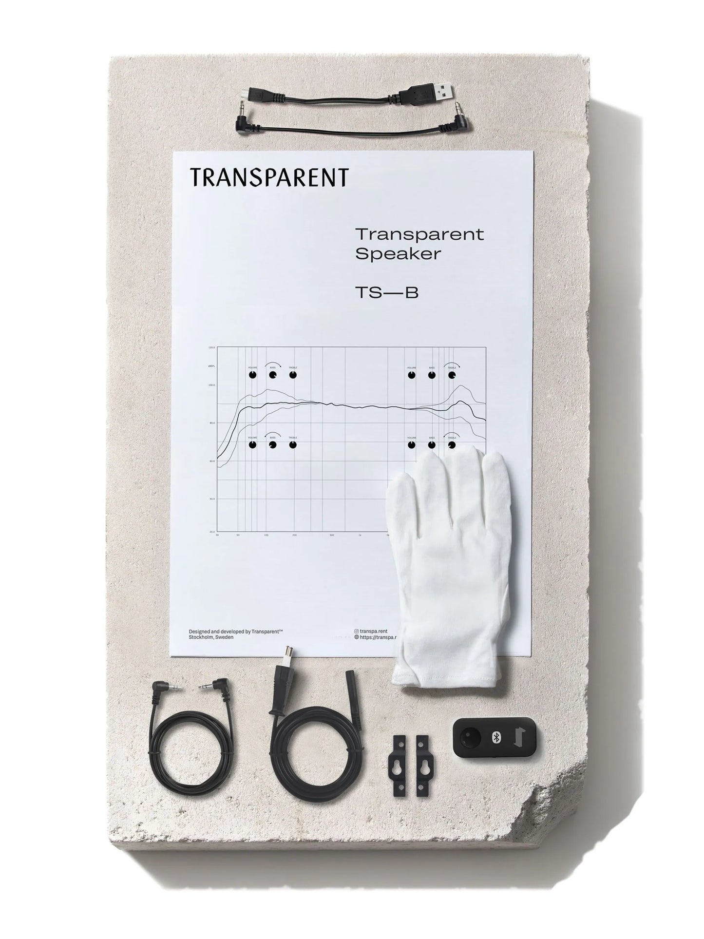 large Transparent Special Edition speakers