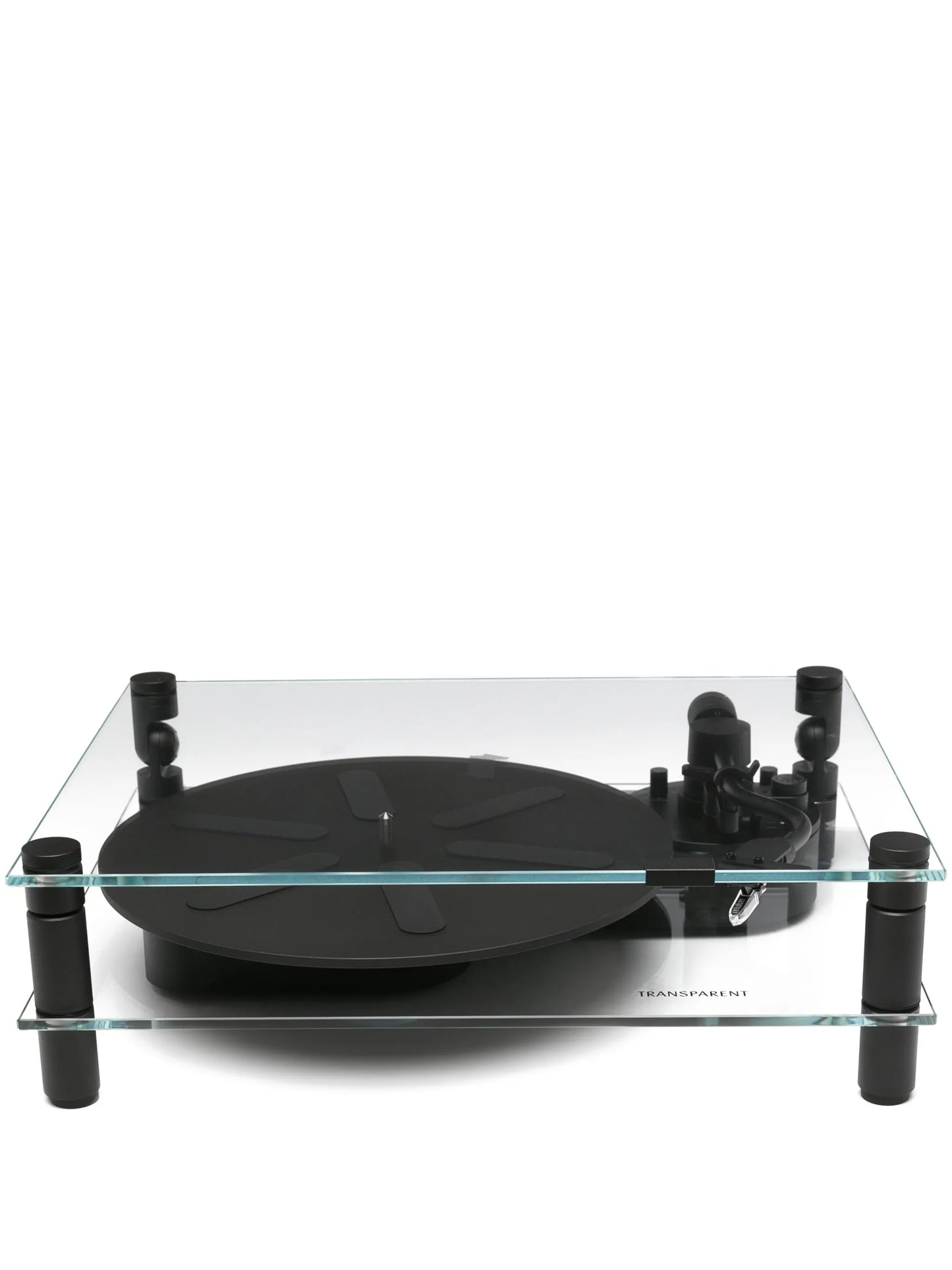 Transparent Turntable record player