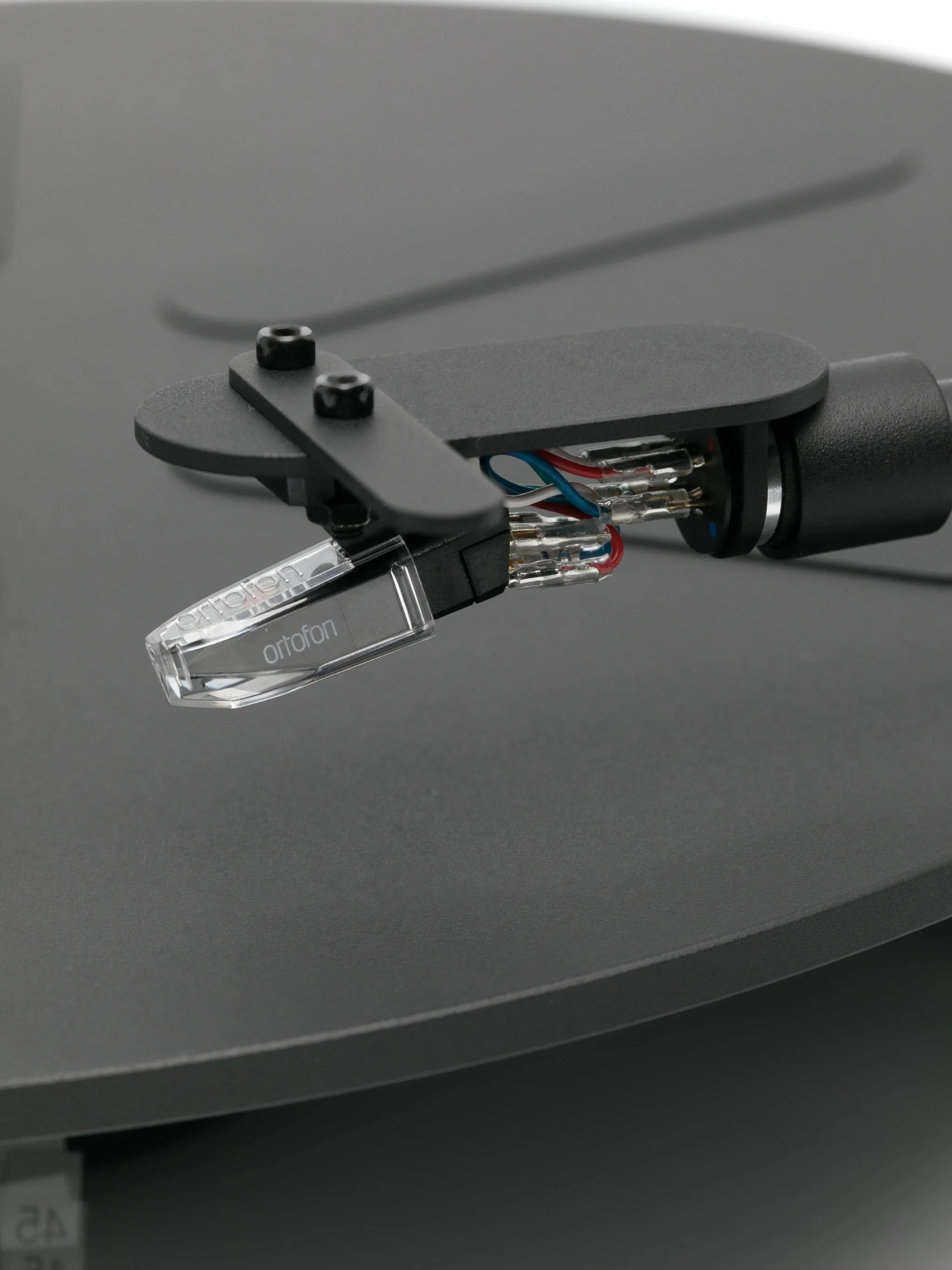 Transparent Turntable record player