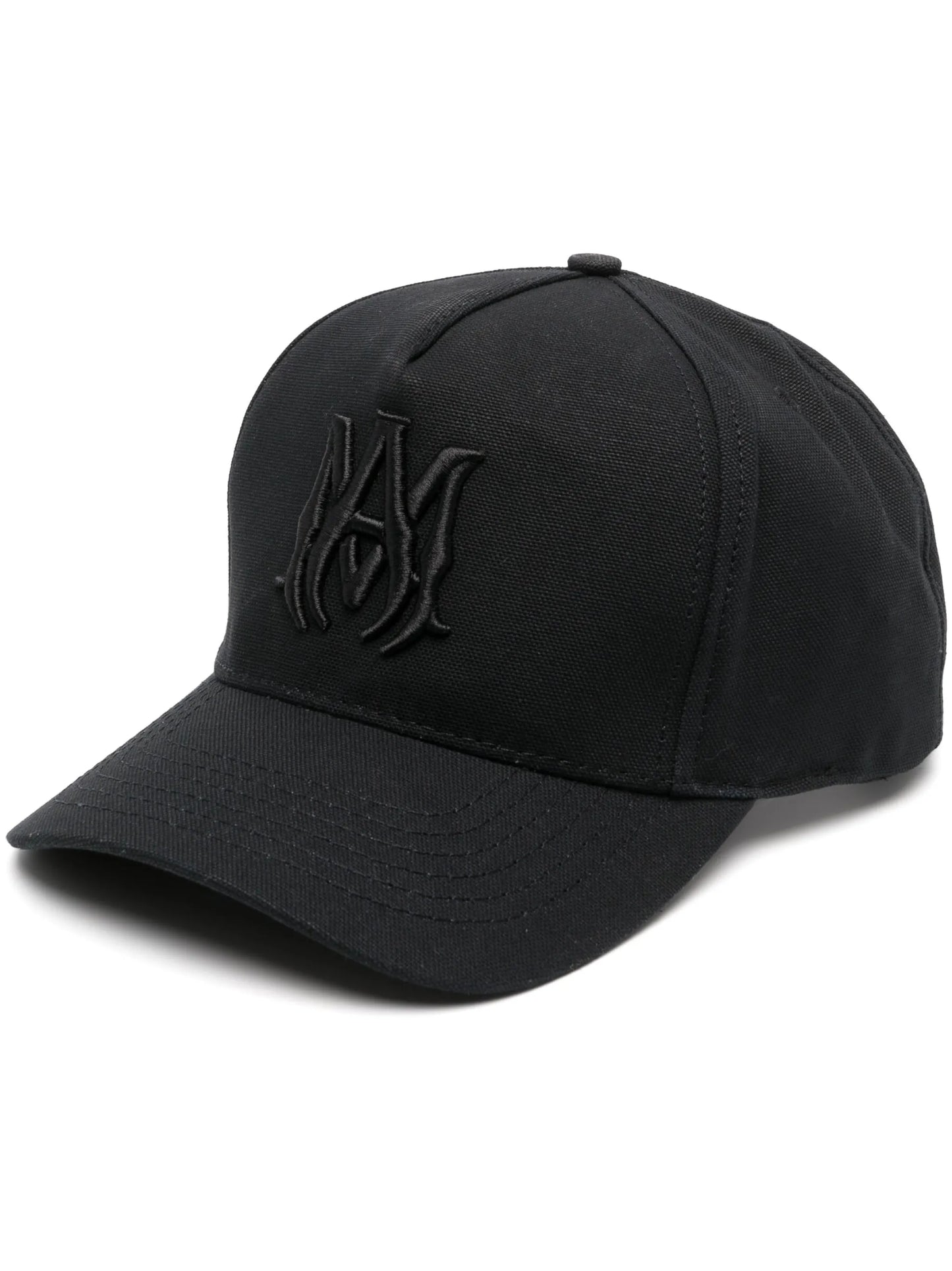 logo-embroidered curved-peak cap