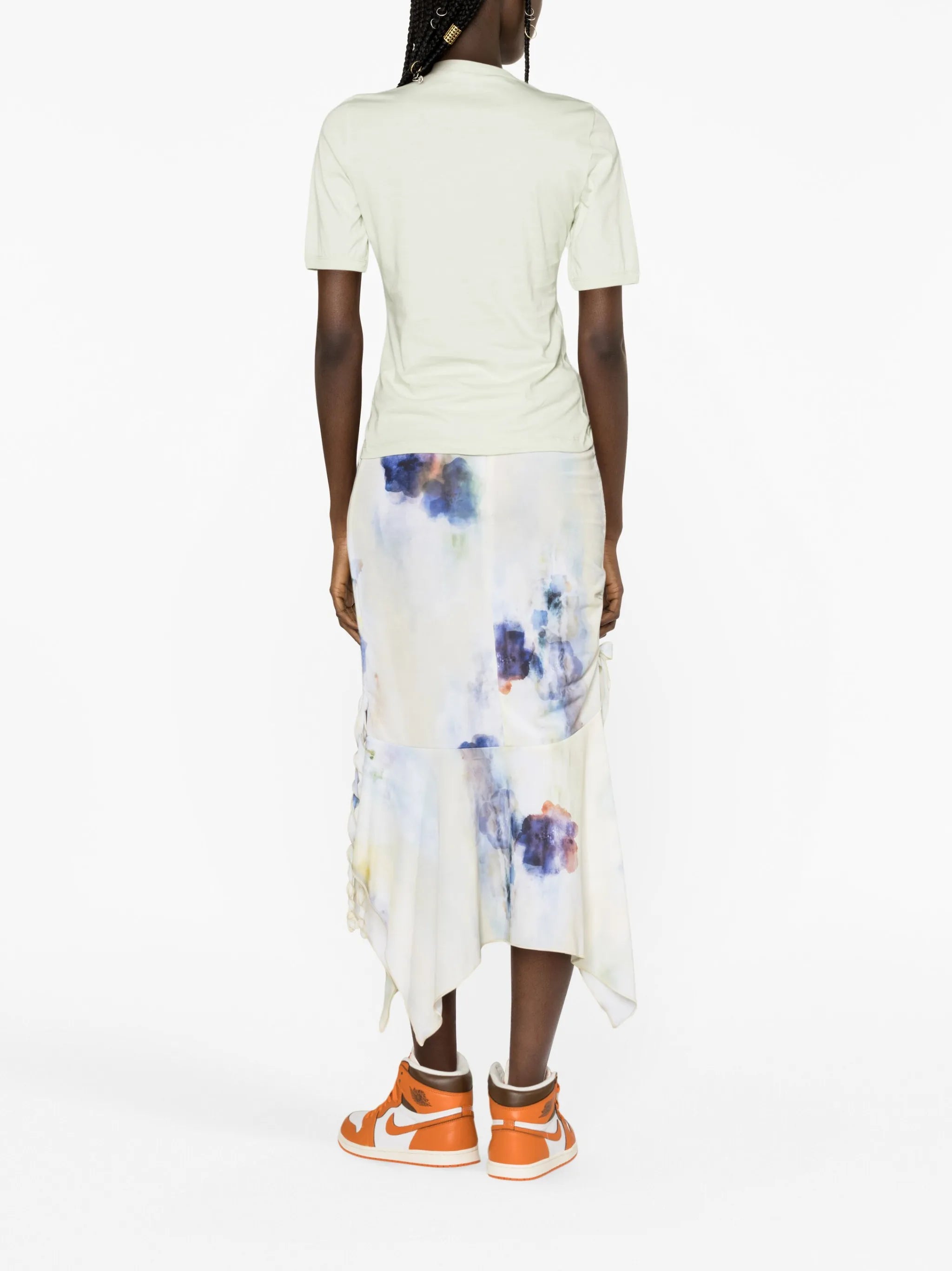 Flower Fitter organic-cotton T-shirt