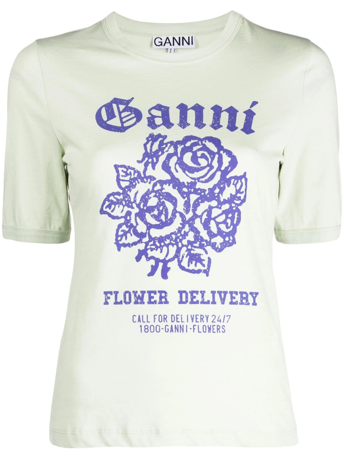 Flower Fitter organic-cotton T-shirt