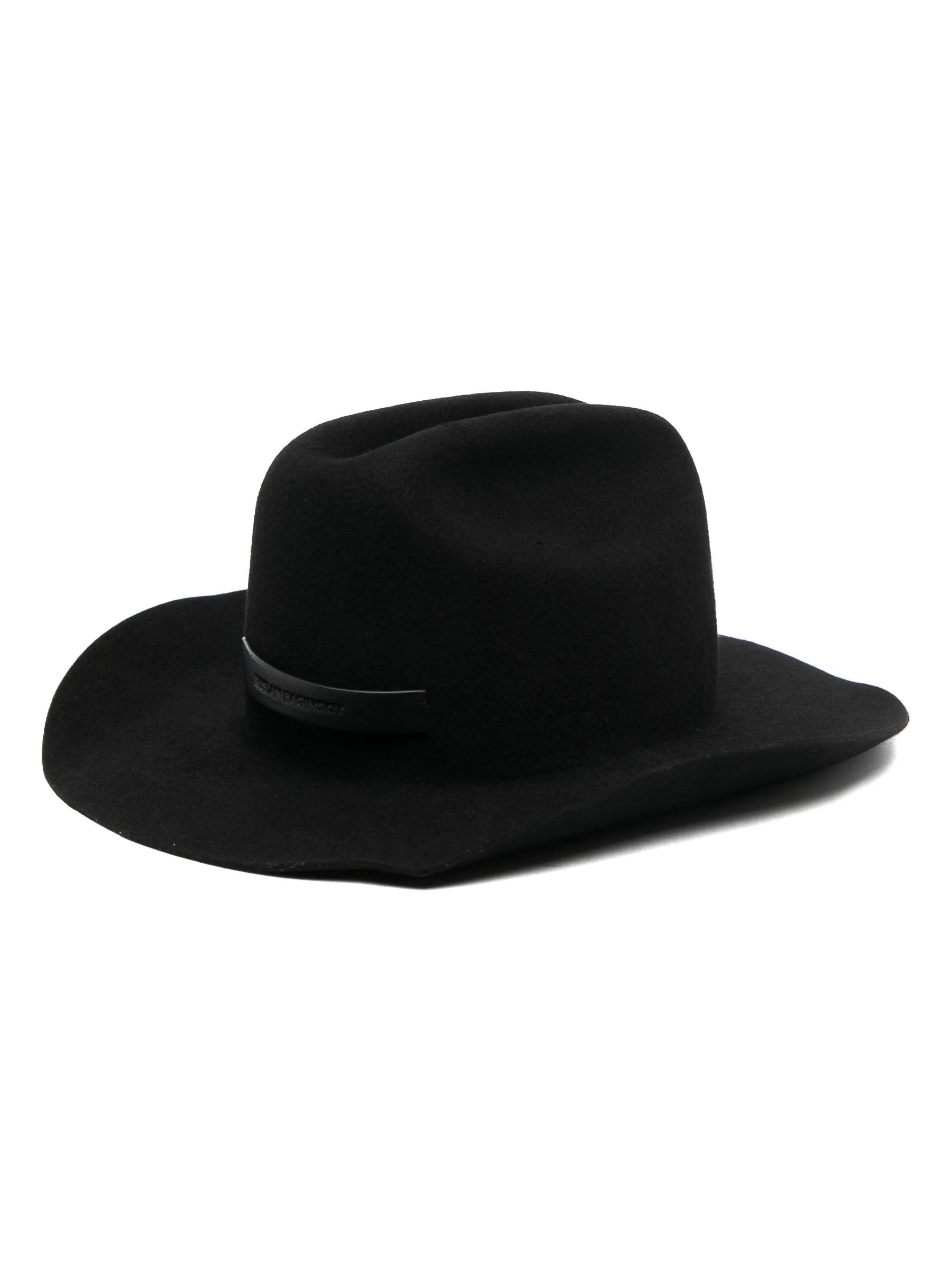 logo-patch cowboy hat