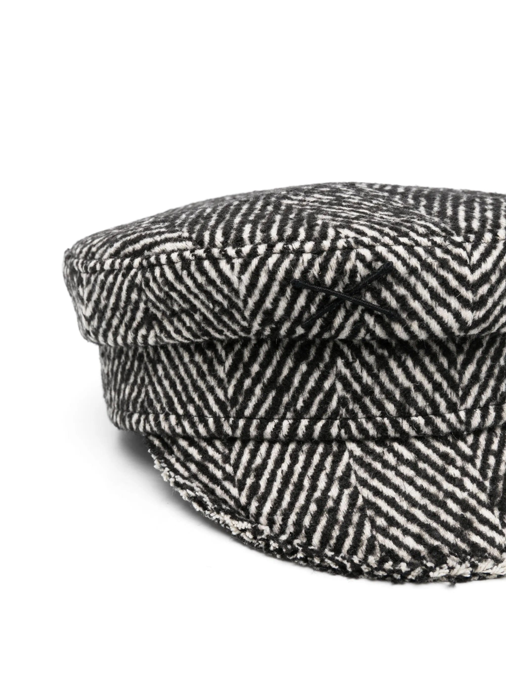 herringbone baker boy cap