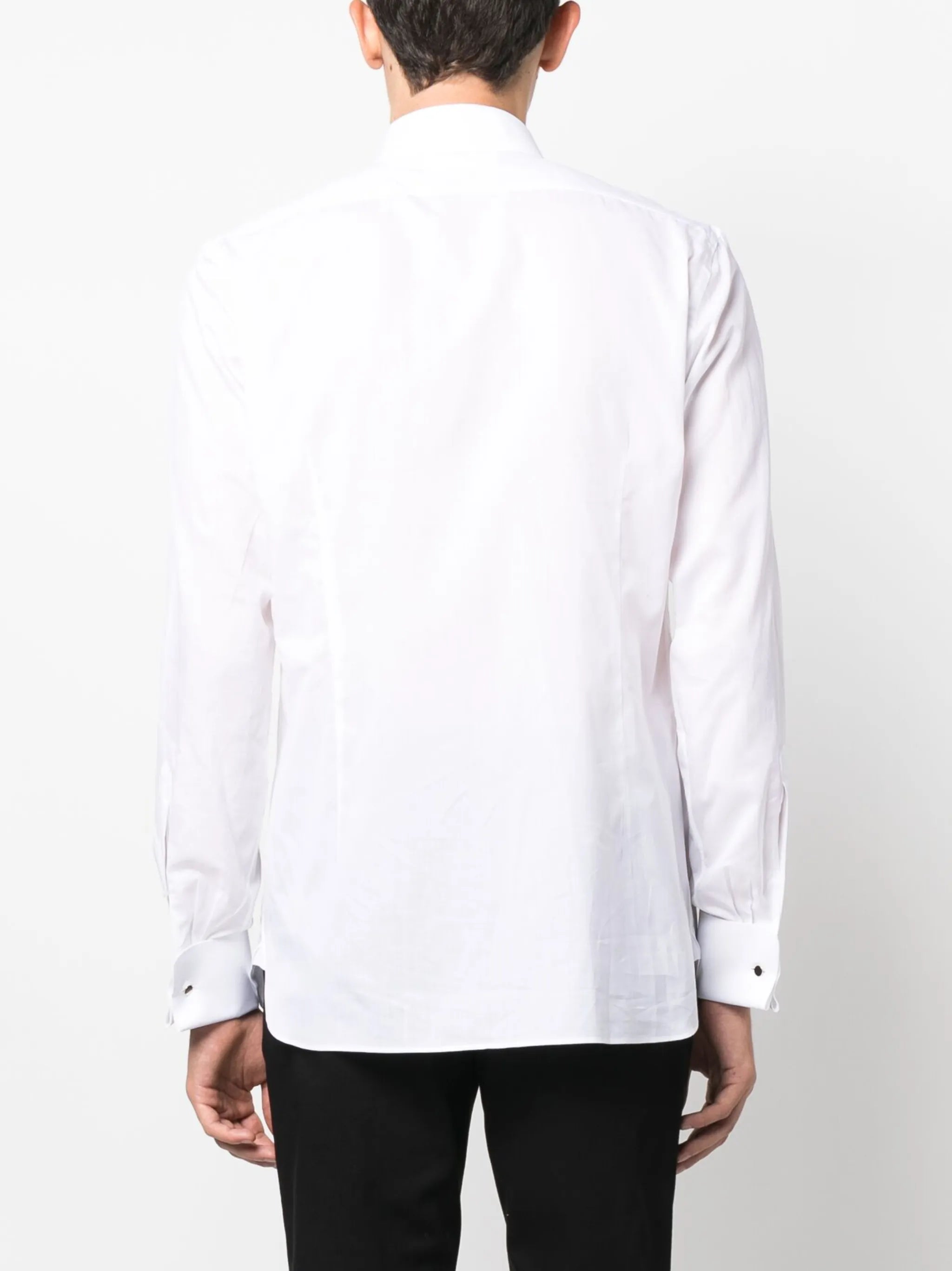 pintuck cotton shirt