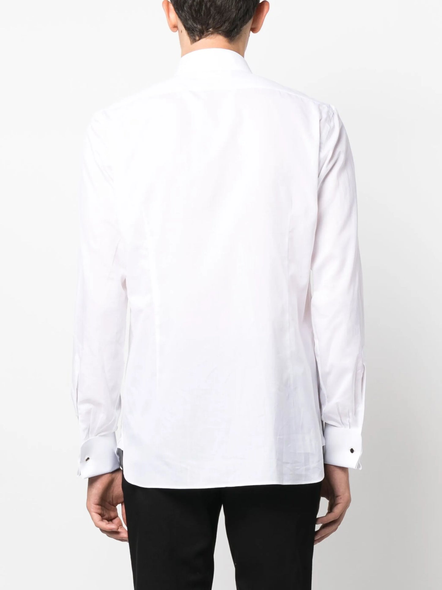 pintuck cotton shirt