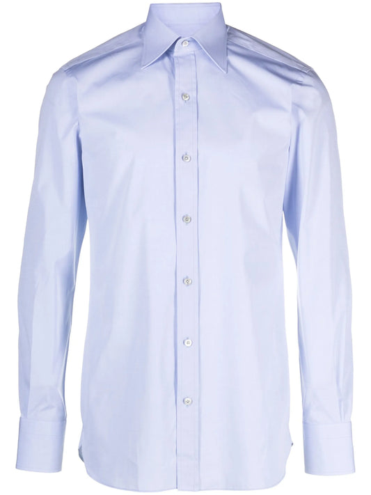 long-sleeve cotton shirt