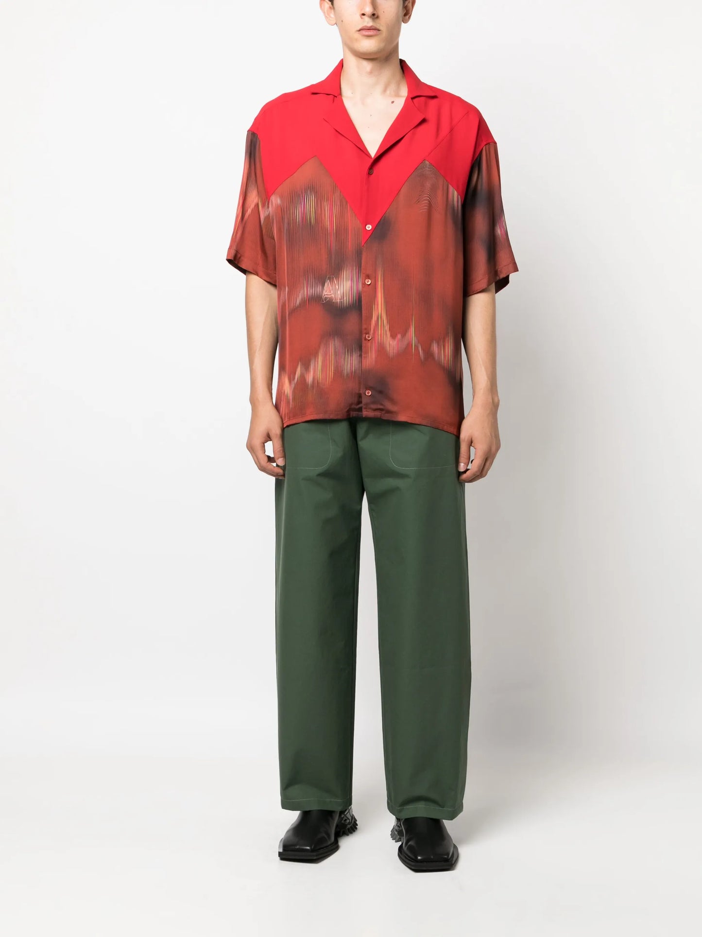 Robyn abstract-pattern shirt