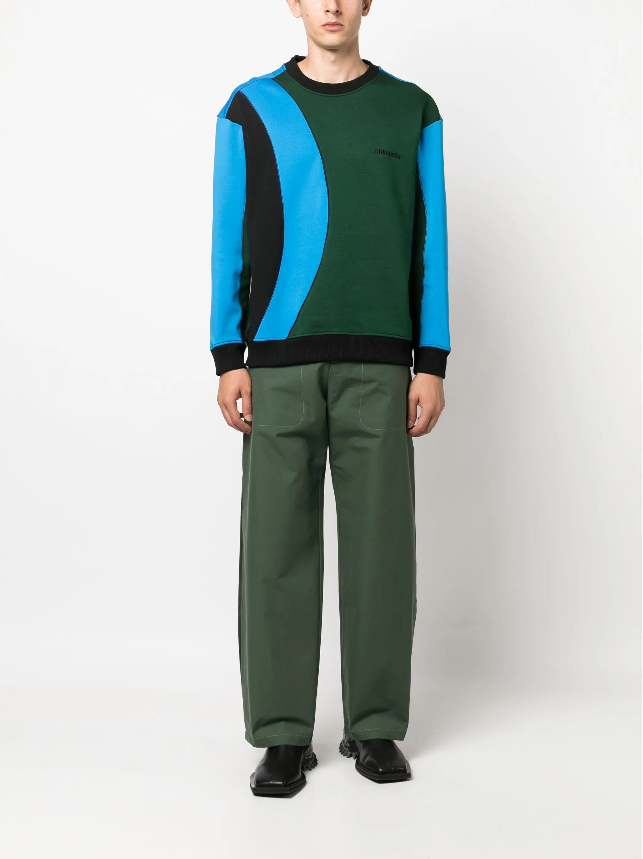 Mae logo-embroidered sweatshirt