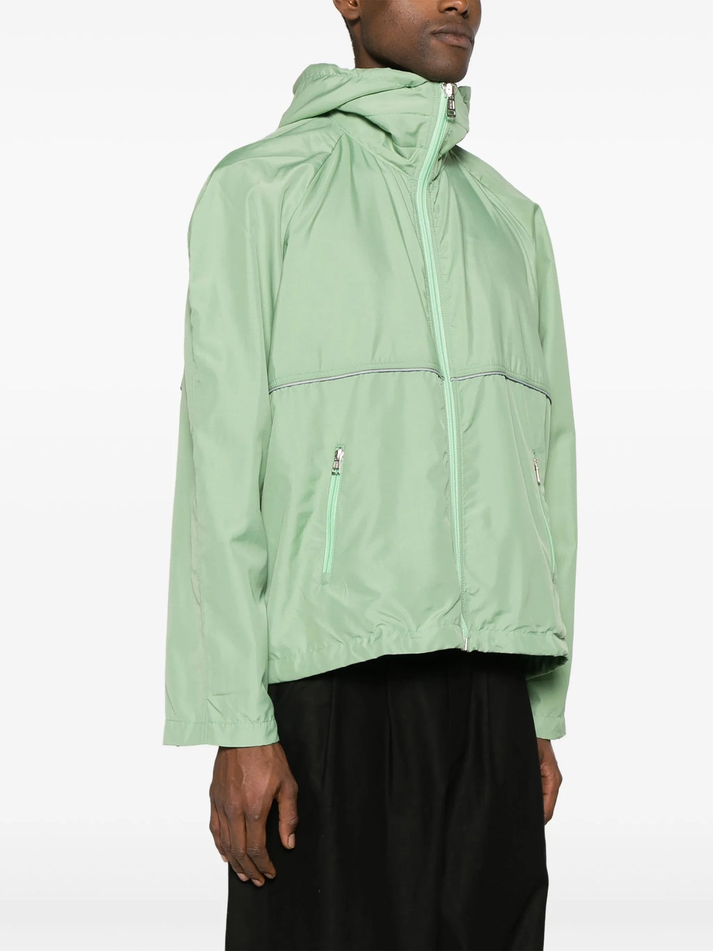 ripstop hooded lightweight jacket