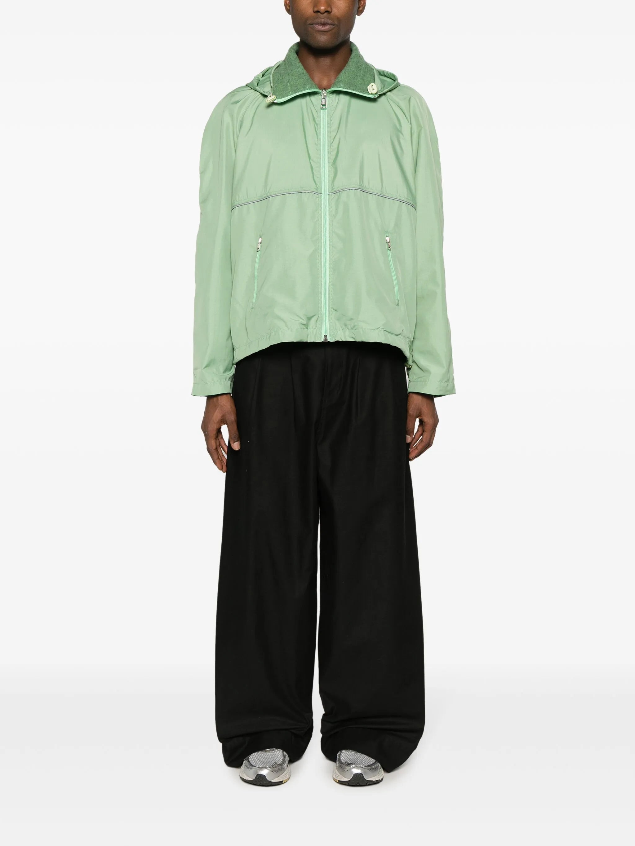 ripstop hooded lightweight jacket