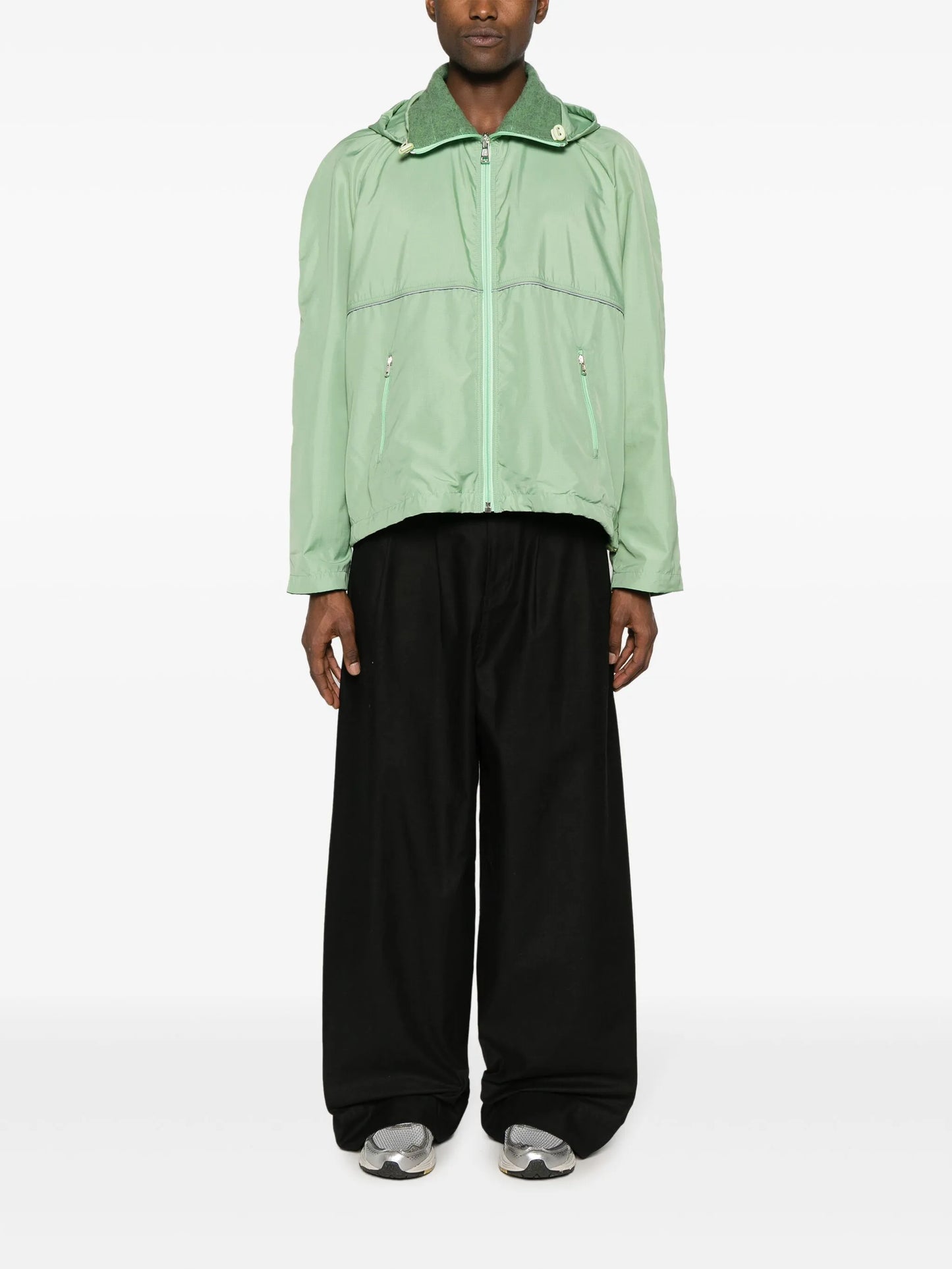 ripstop hooded lightweight jacket