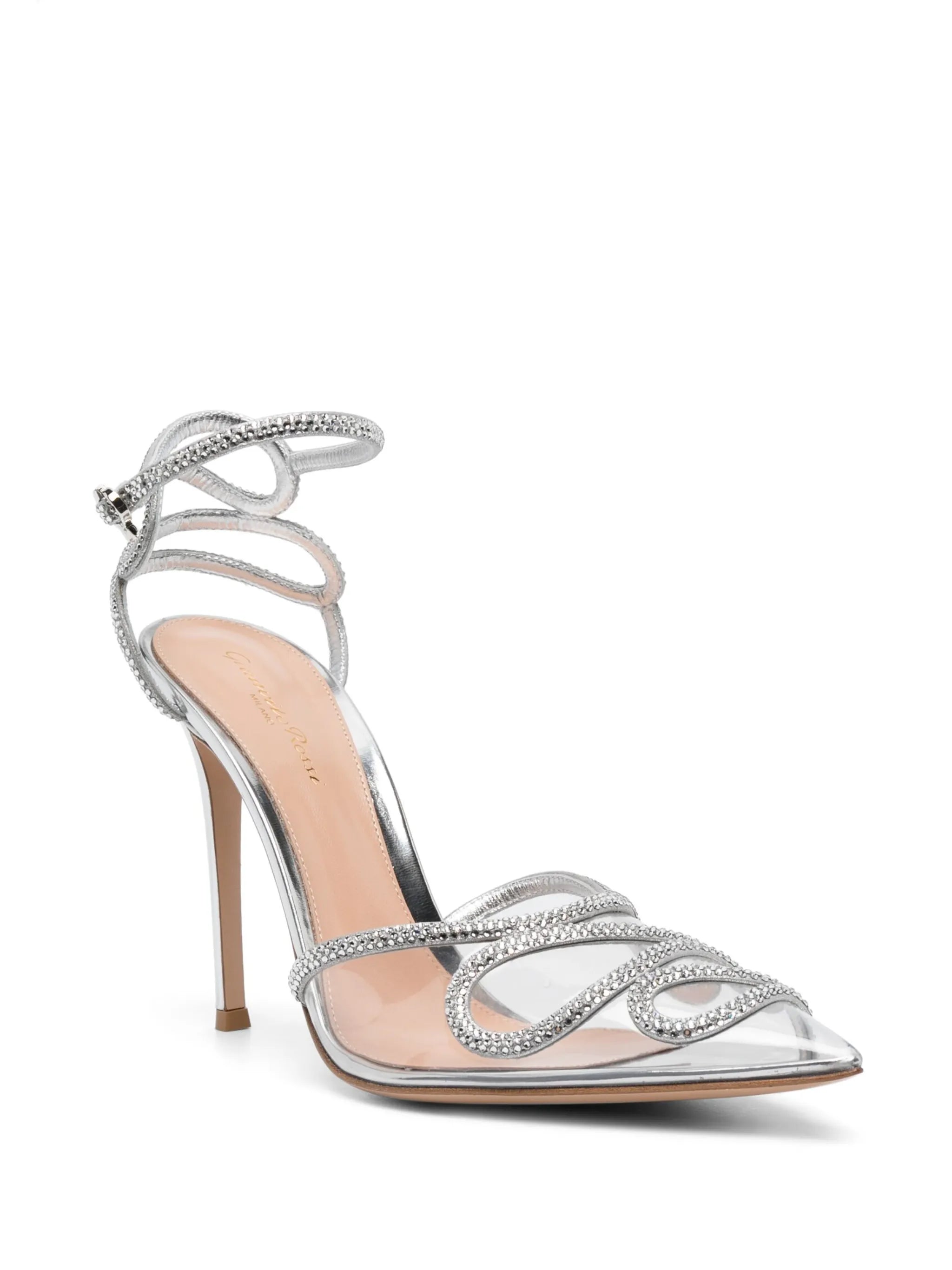 105mm crystal-embellished pumps