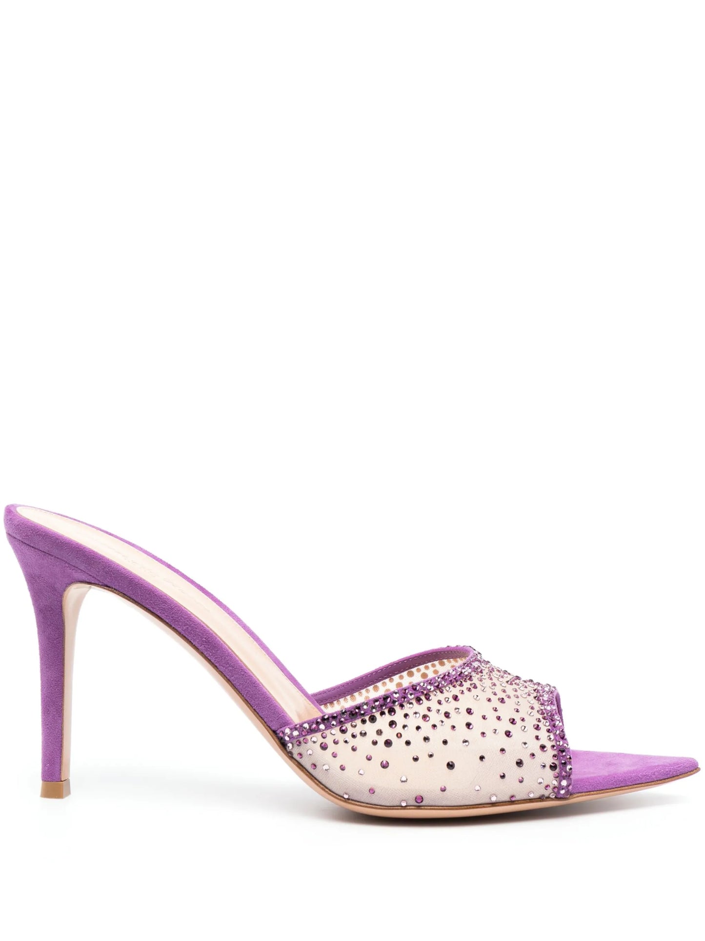 103mm Elle crystal-embellished sandals