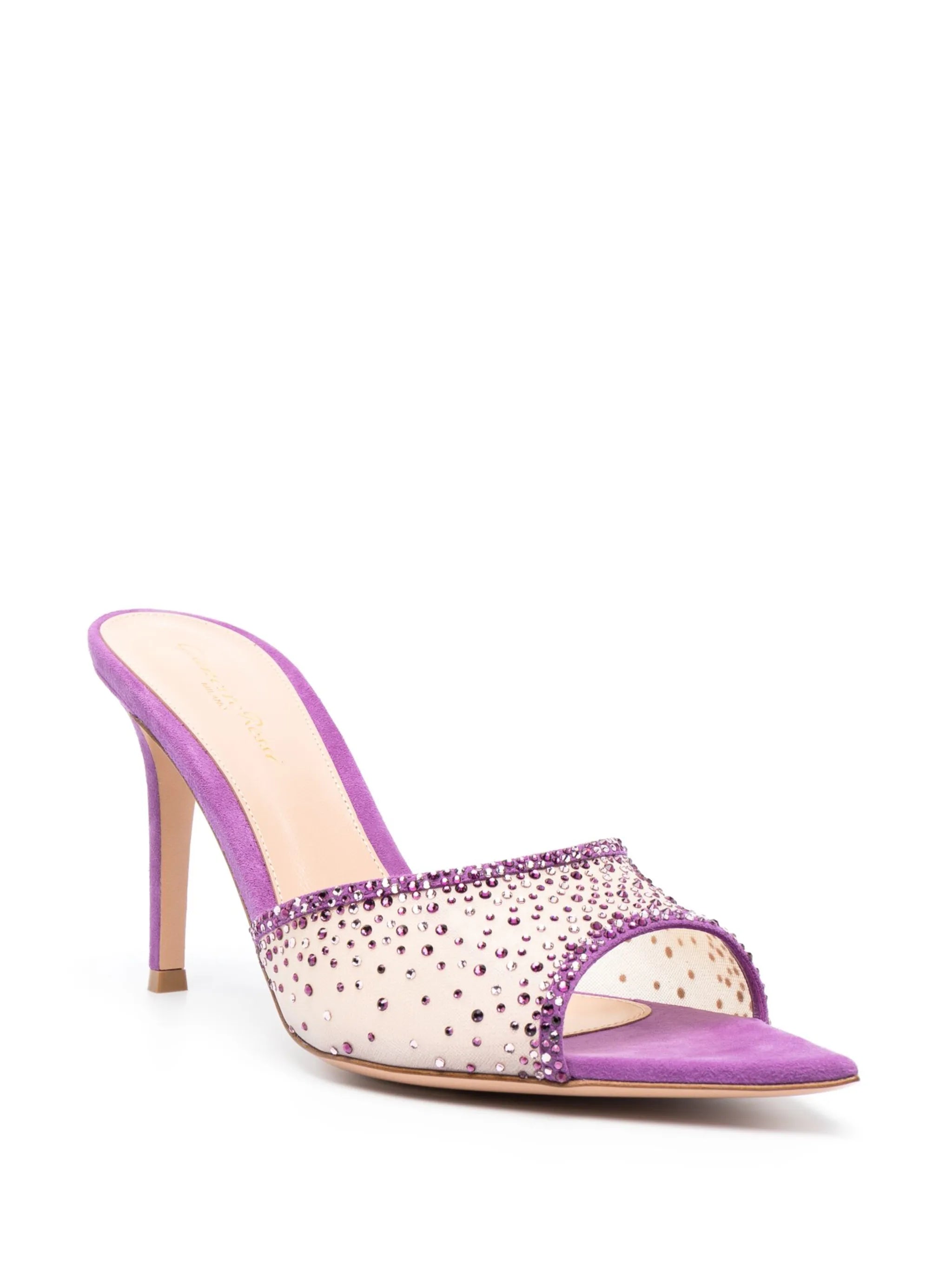 103mm Elle crystal-embellished sandals