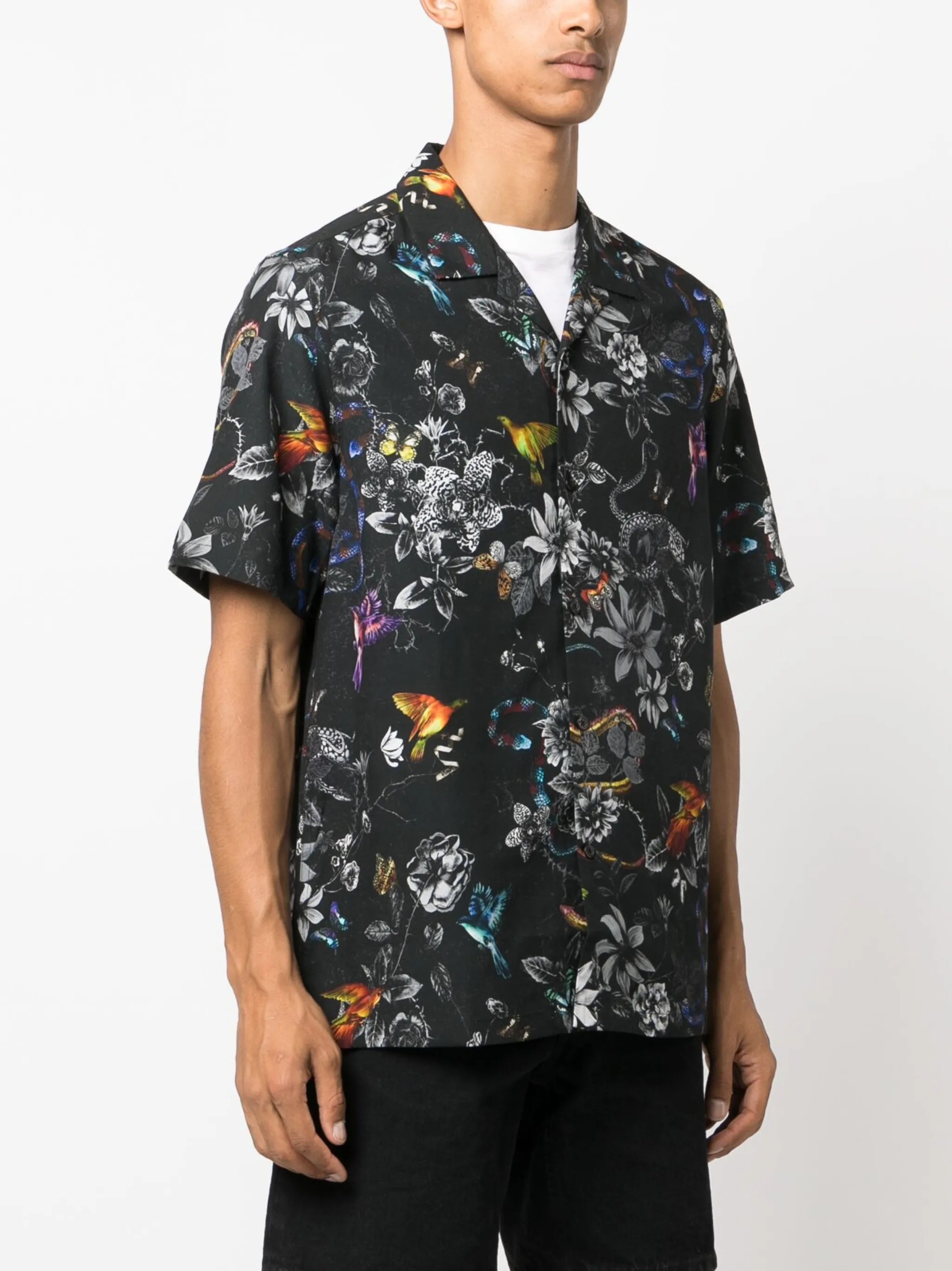 Unearthly floral-print shirt