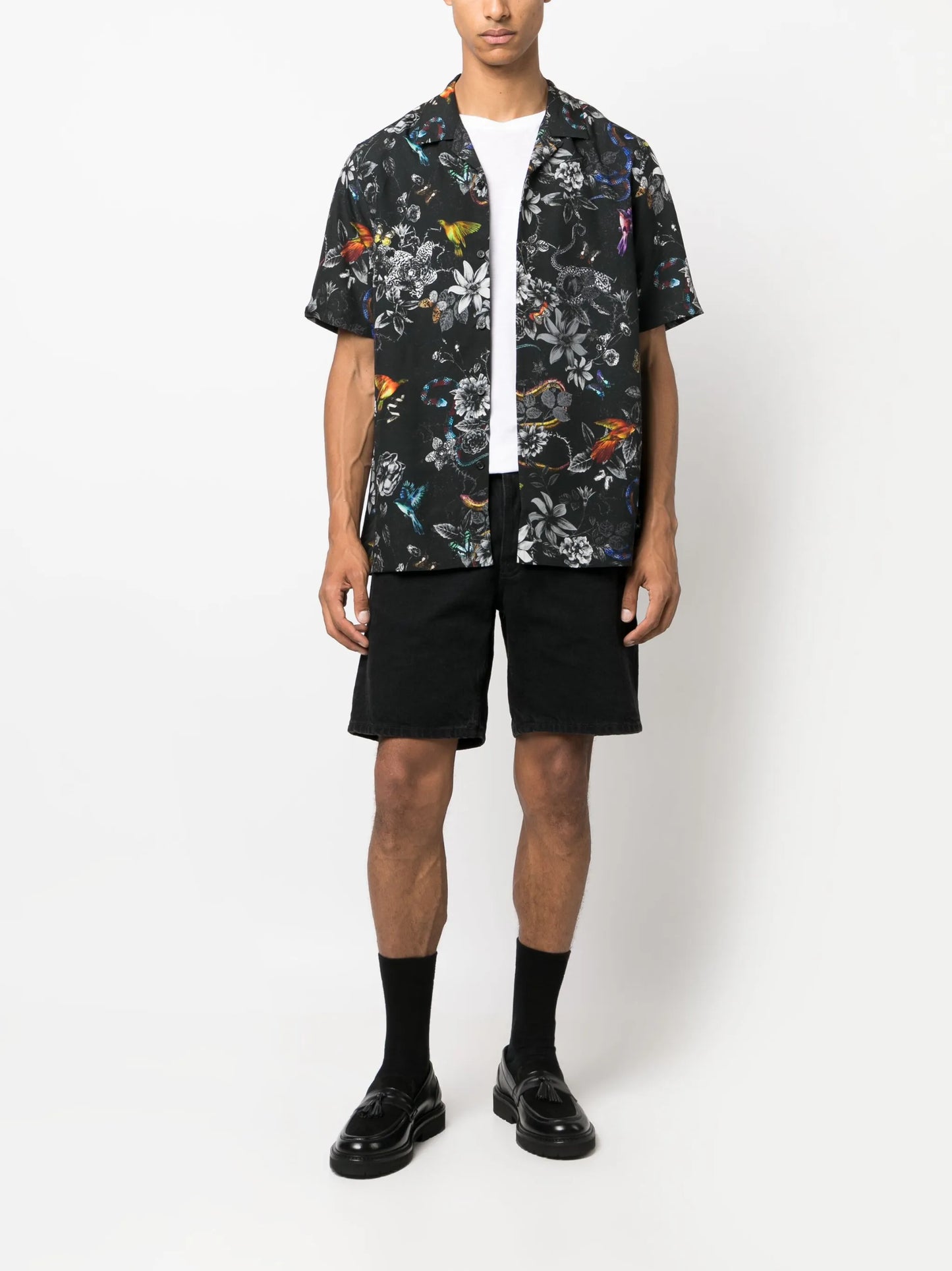 Unearthly floral-print shirt