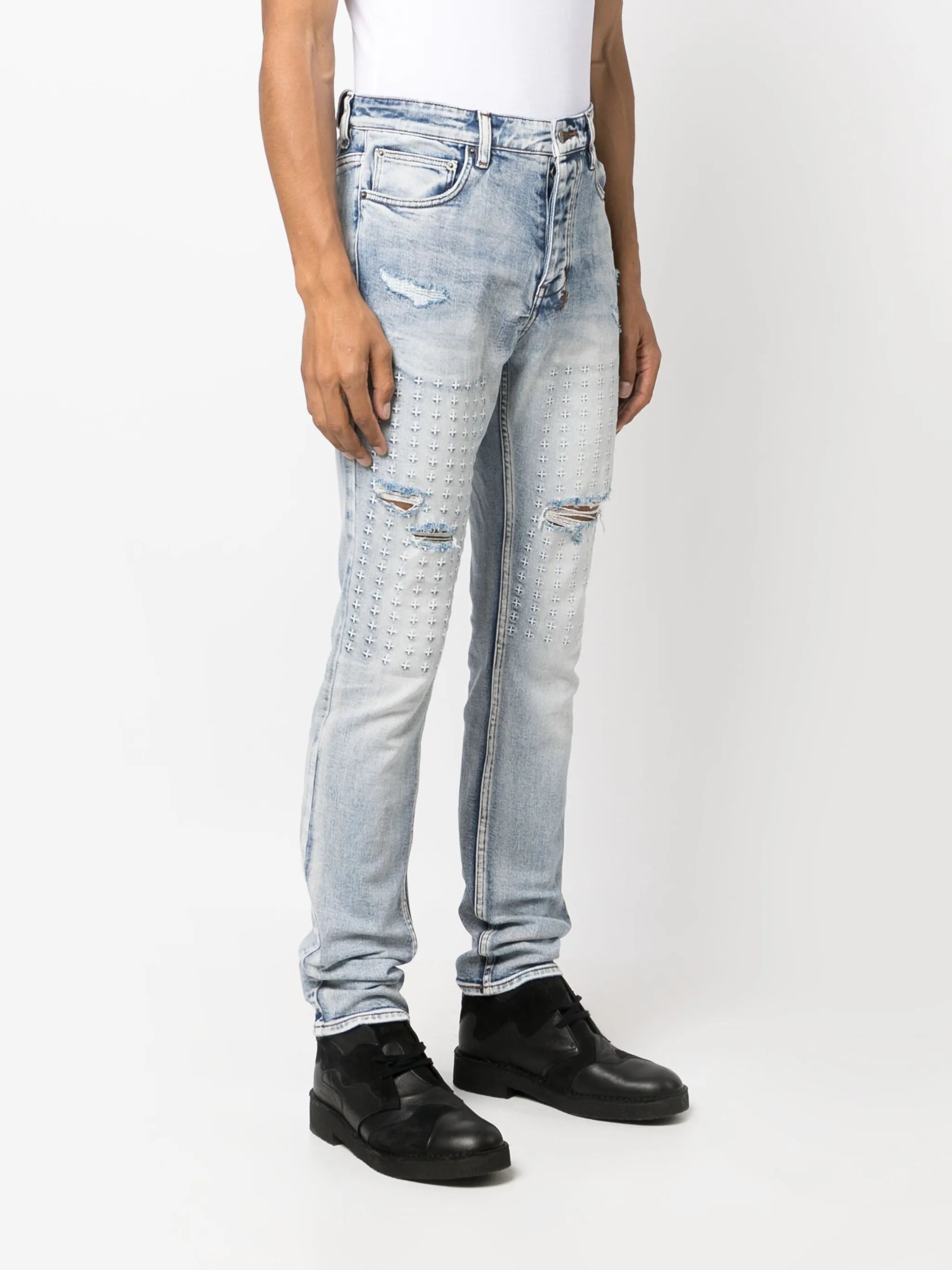 Chitch Punk Blue Thrashed jeans