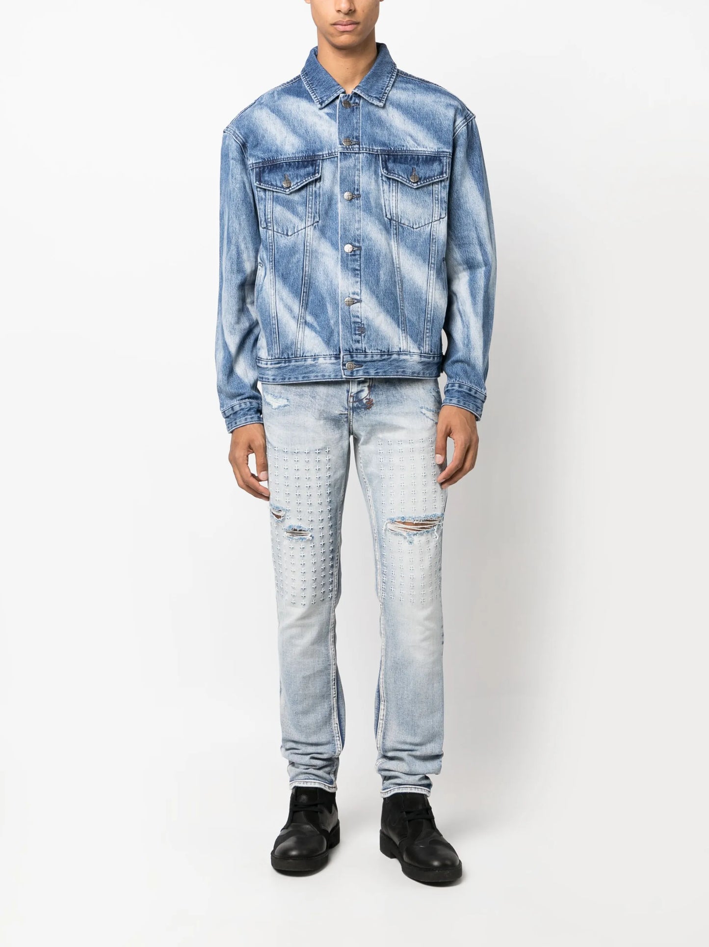 Chitch Punk Blue Thrashed jeans