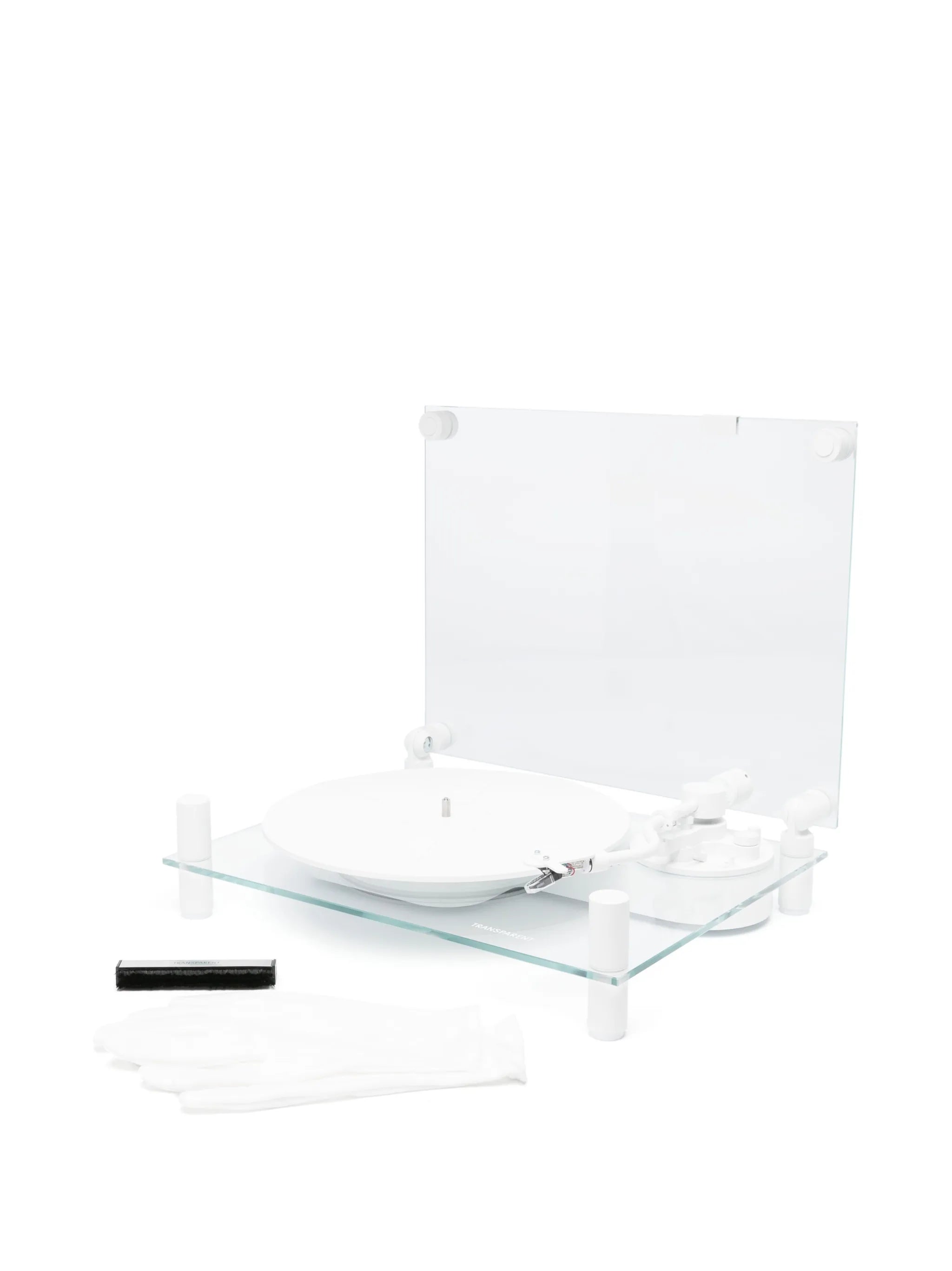 Transparent Turntable record player