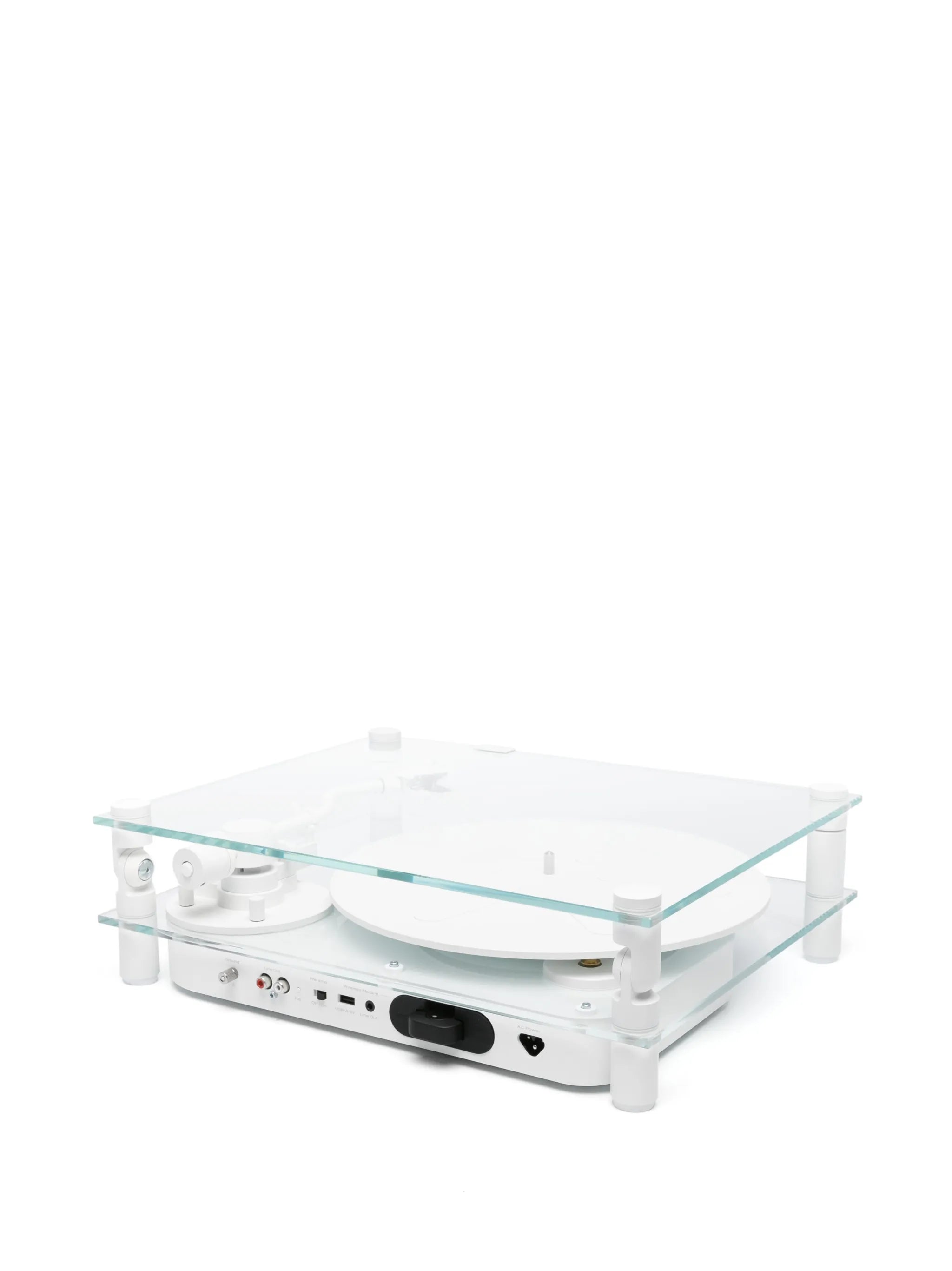 Transparent Turntable record player