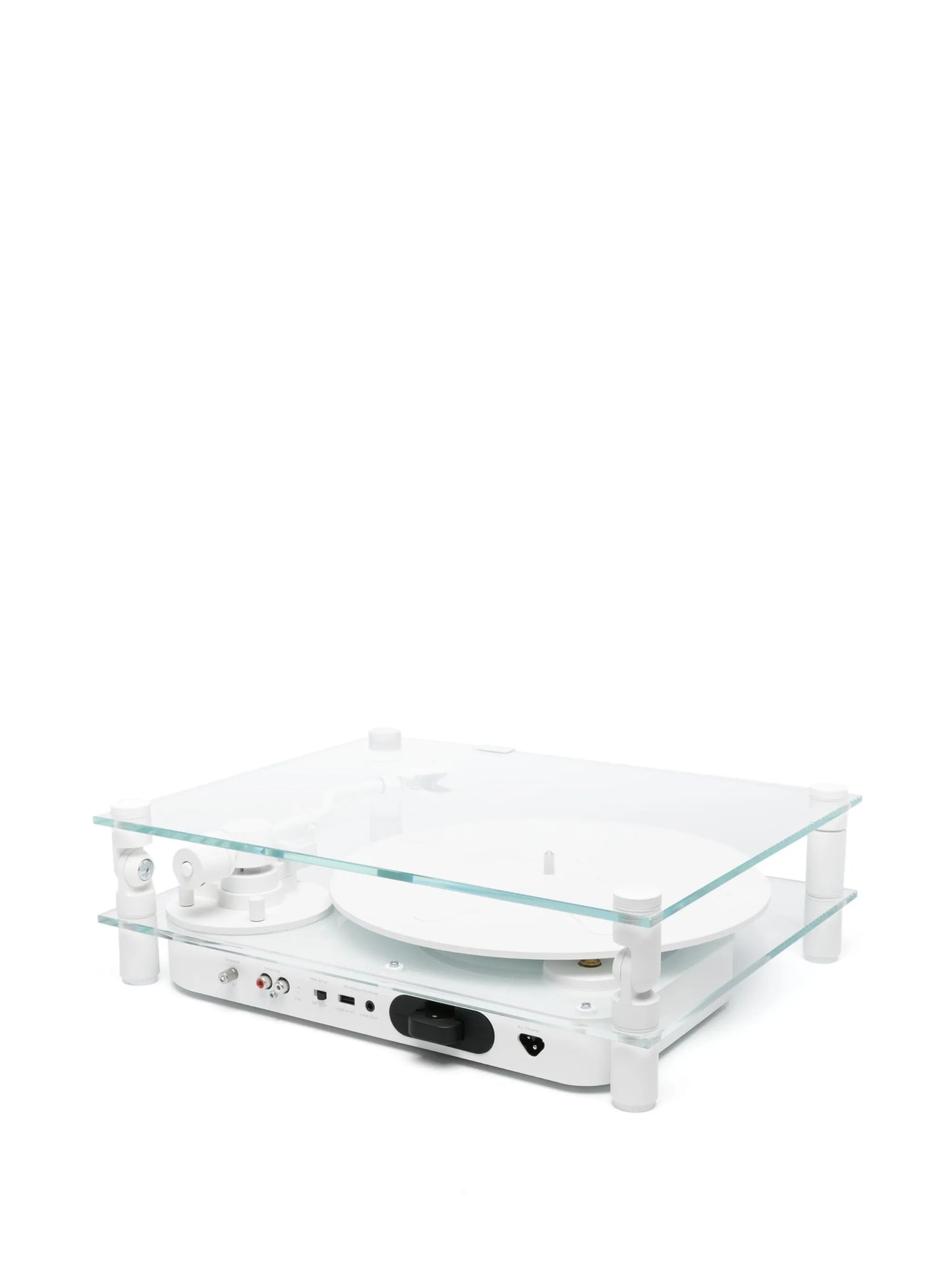 Transparent Turntable record player