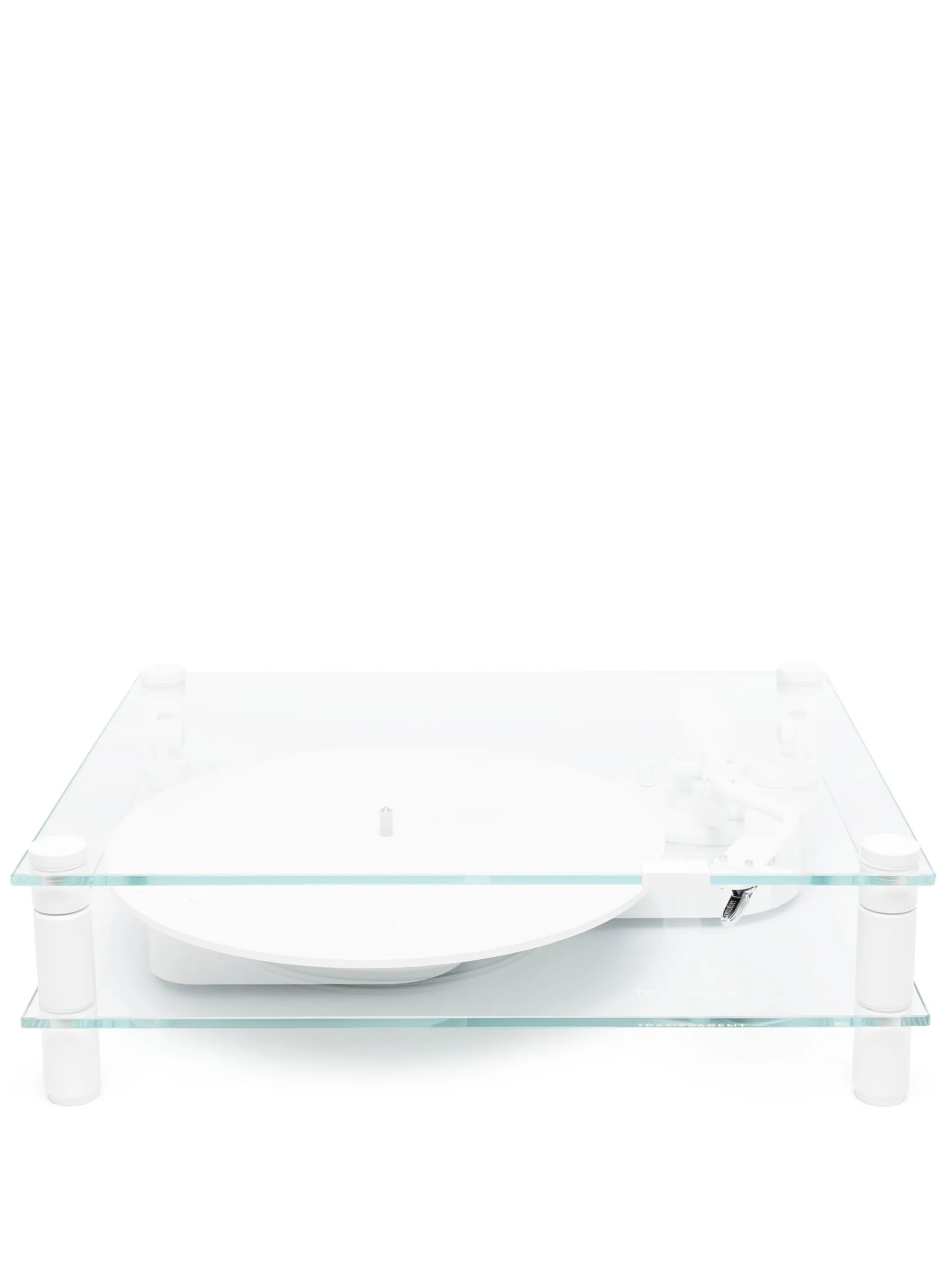 Transparent Turntable record player