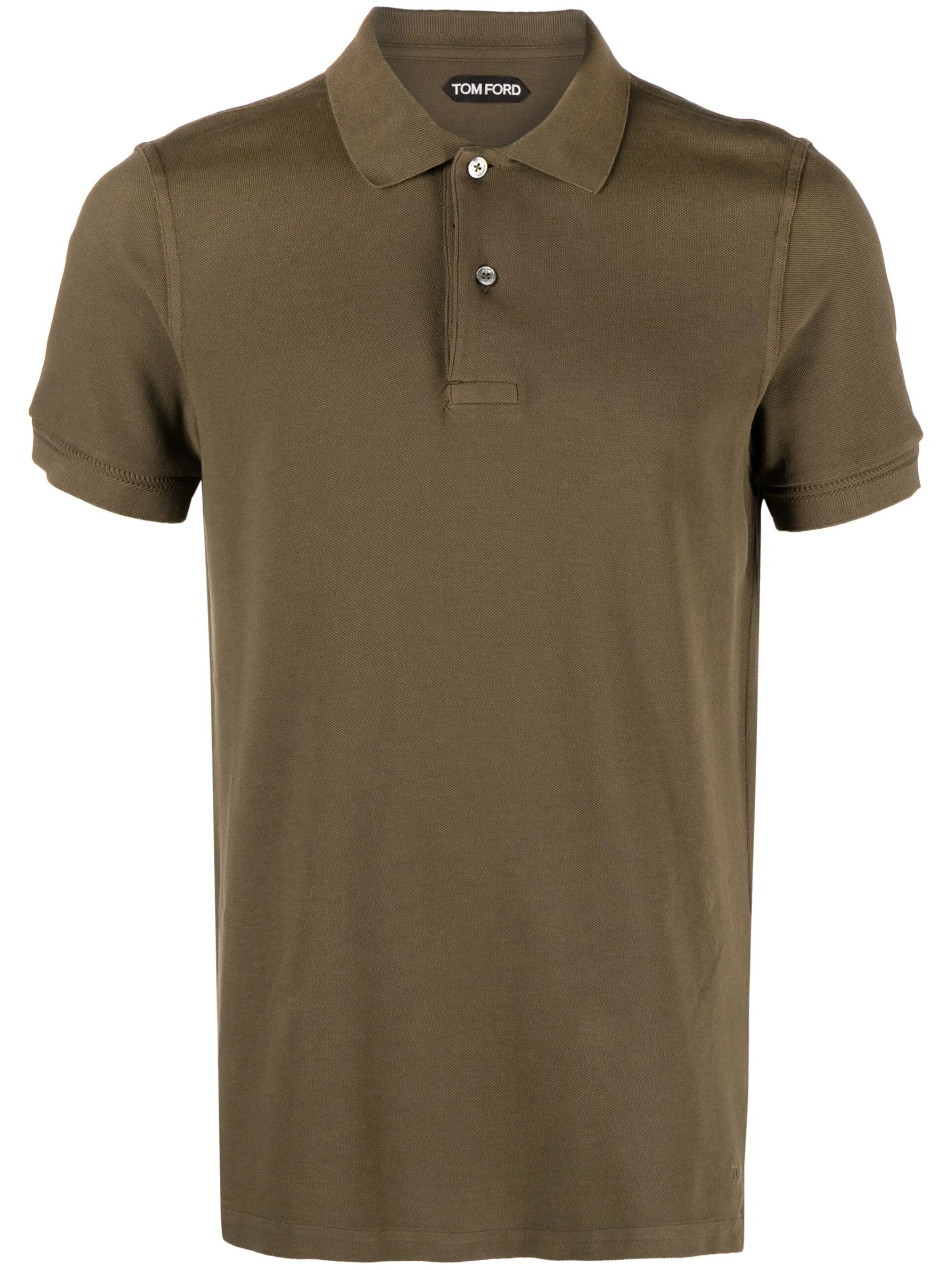 piqué-weave polo shirt