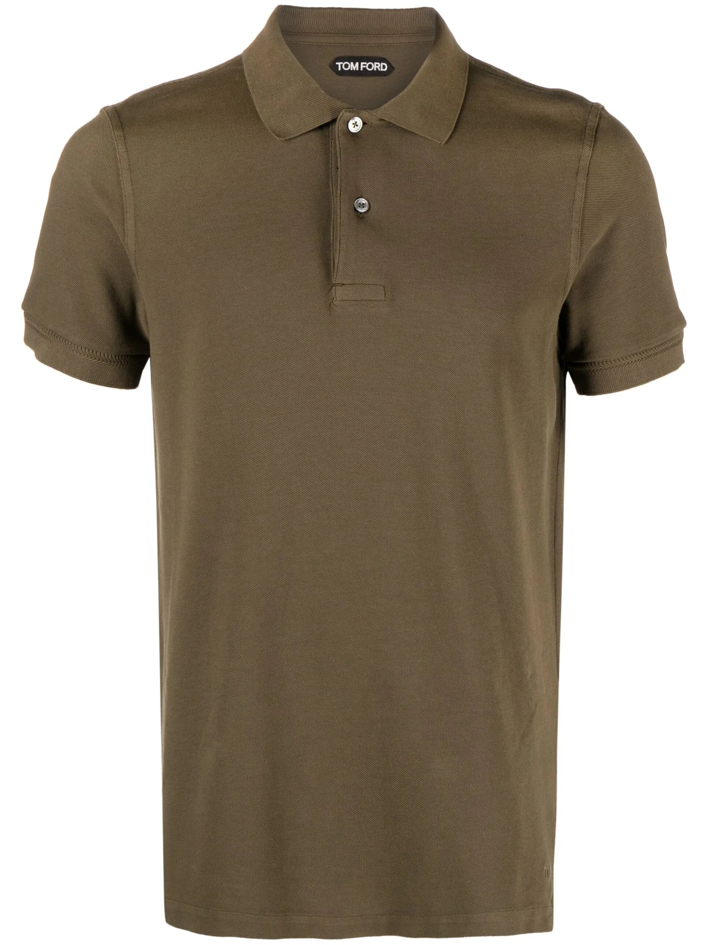 piqué-weave polo shirt