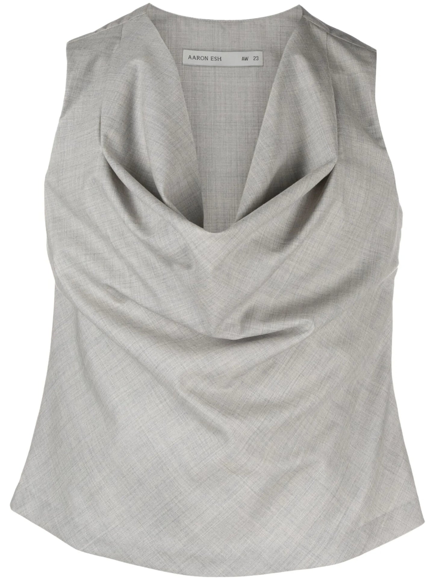 draped wool top