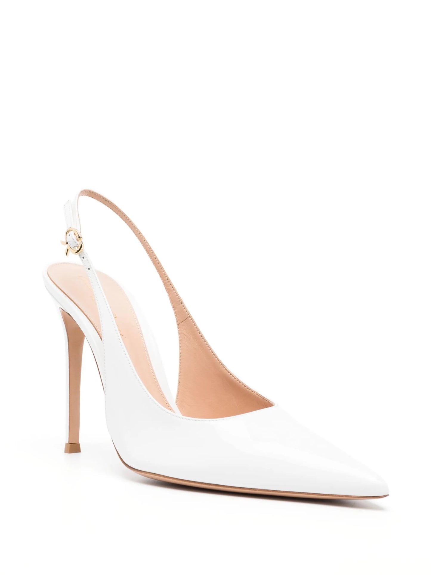 pointed-toe slingback pumps