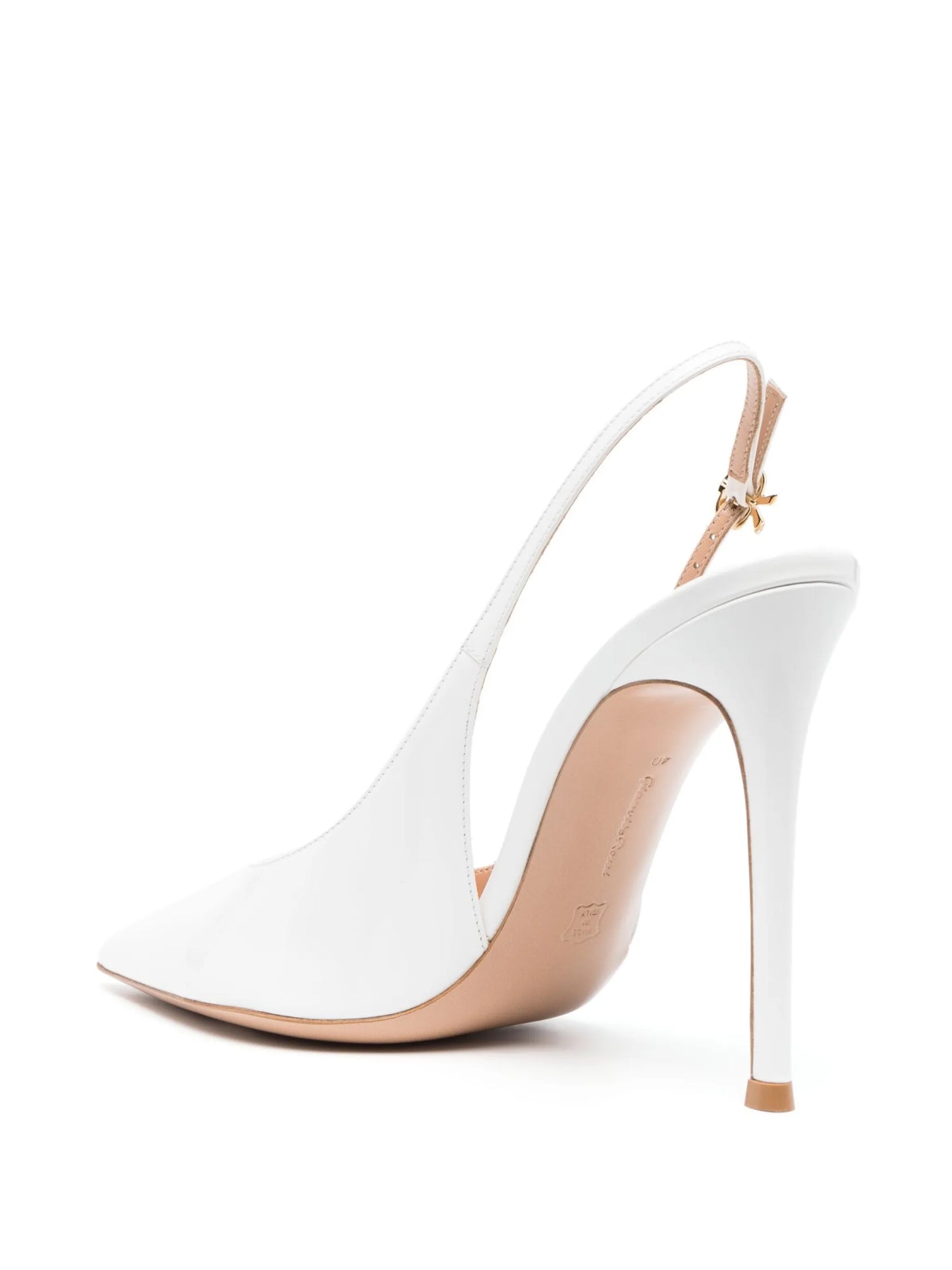 pointed-toe slingback pumps