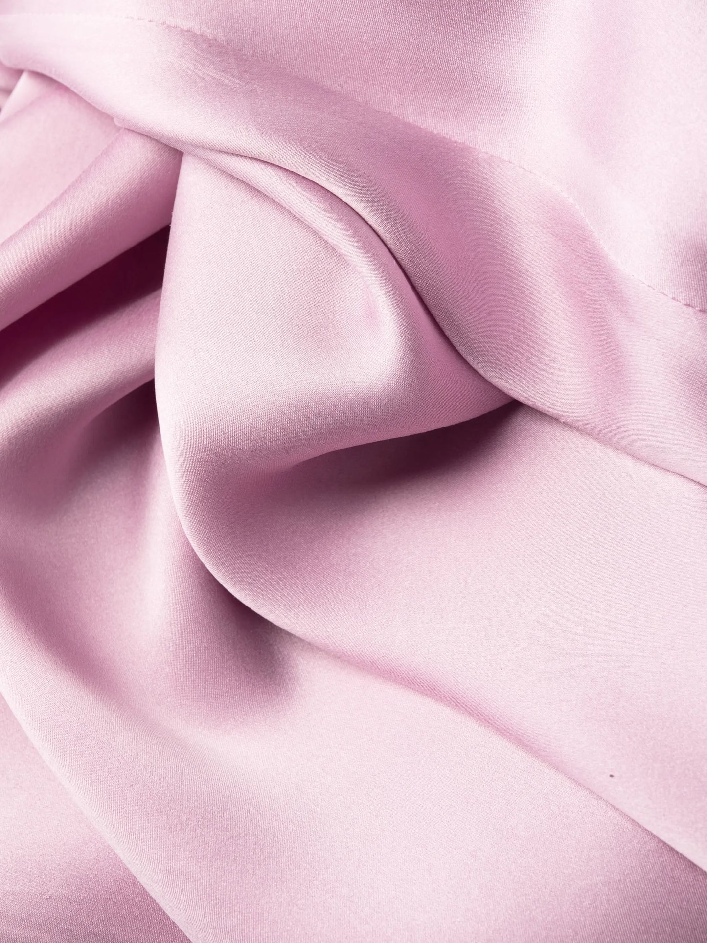 ruffled silk wrap midi dress
