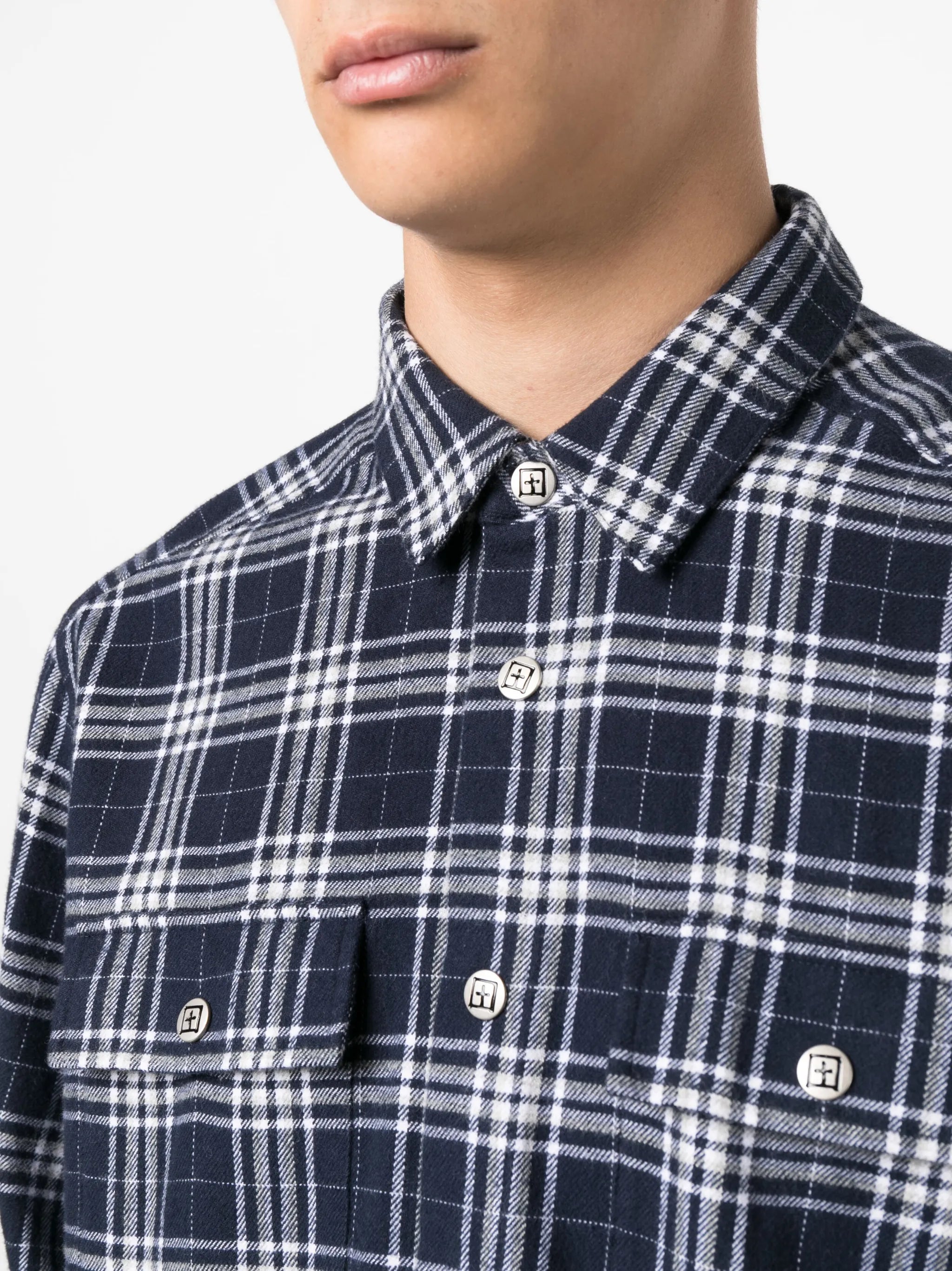 Paradox plaid-check print shirt