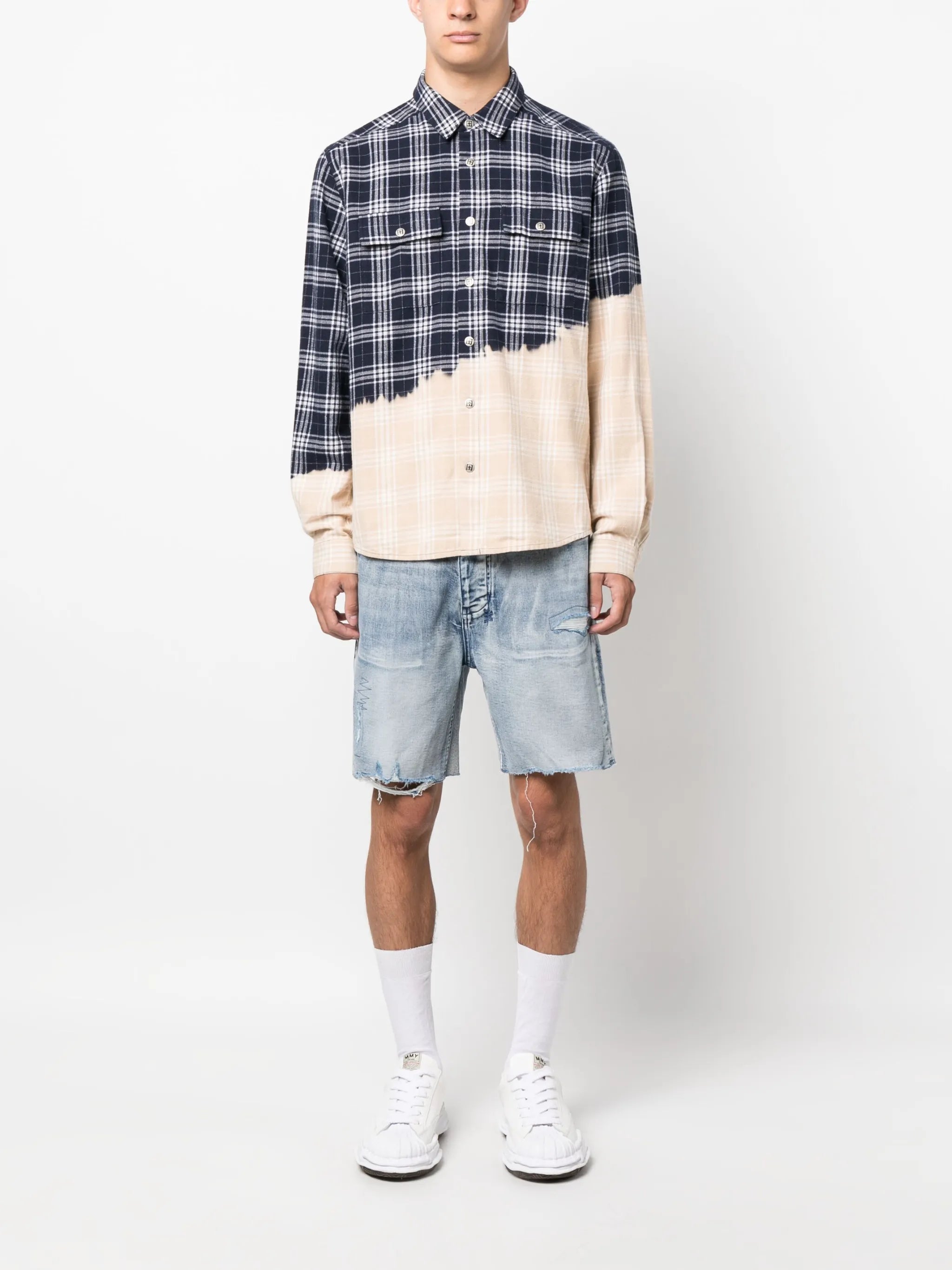 Paradox plaid-check print shirt