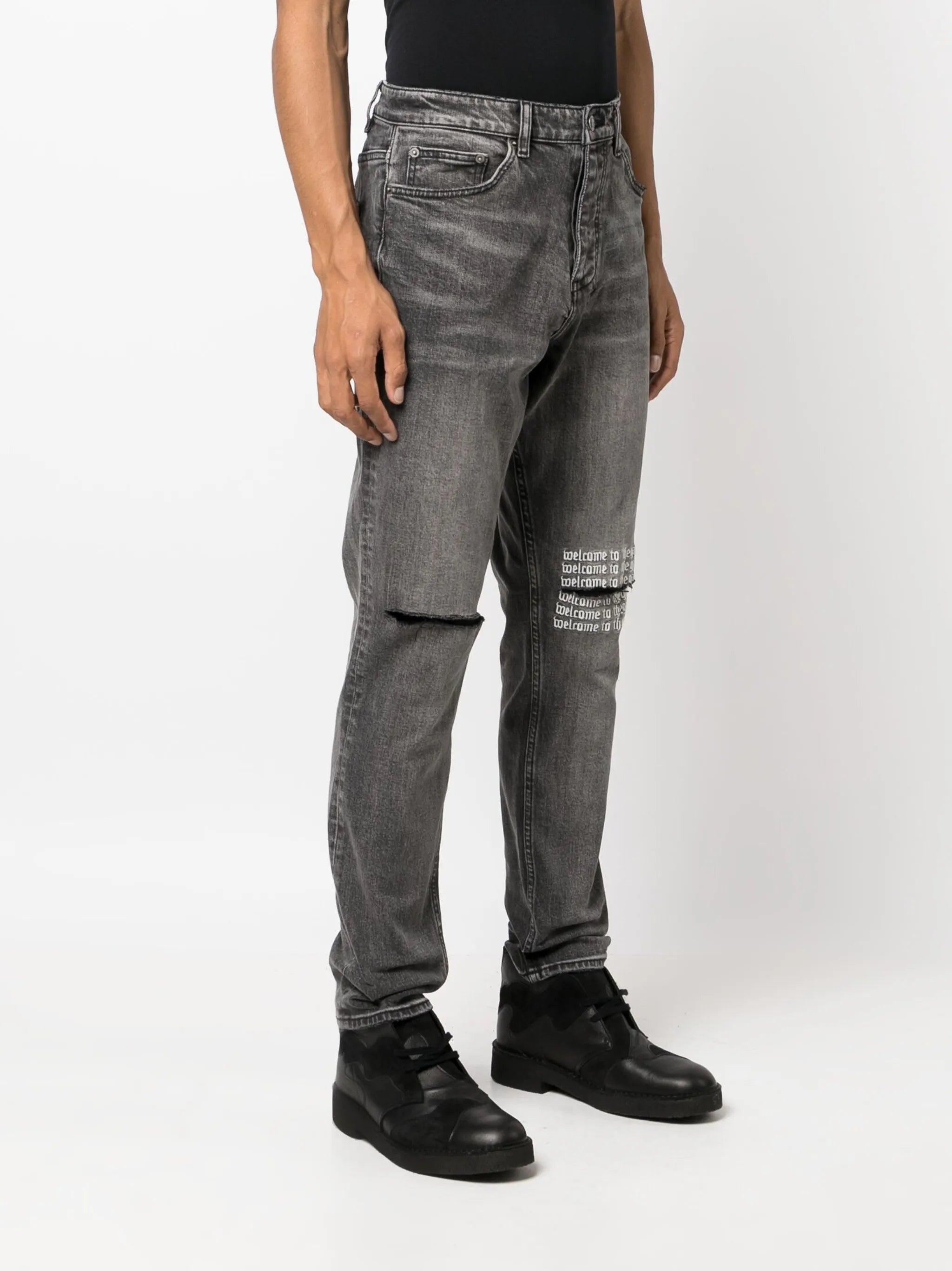 Wolfgang Rose Garden straight-leg jeans