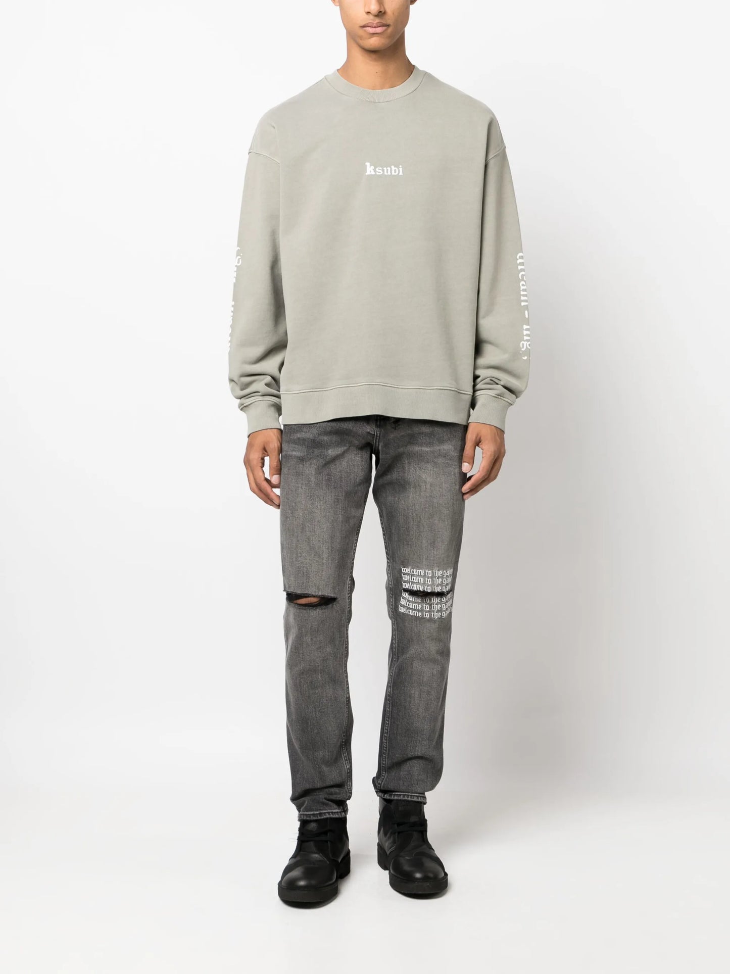 Wolfgang Rose Garden straight-leg jeans