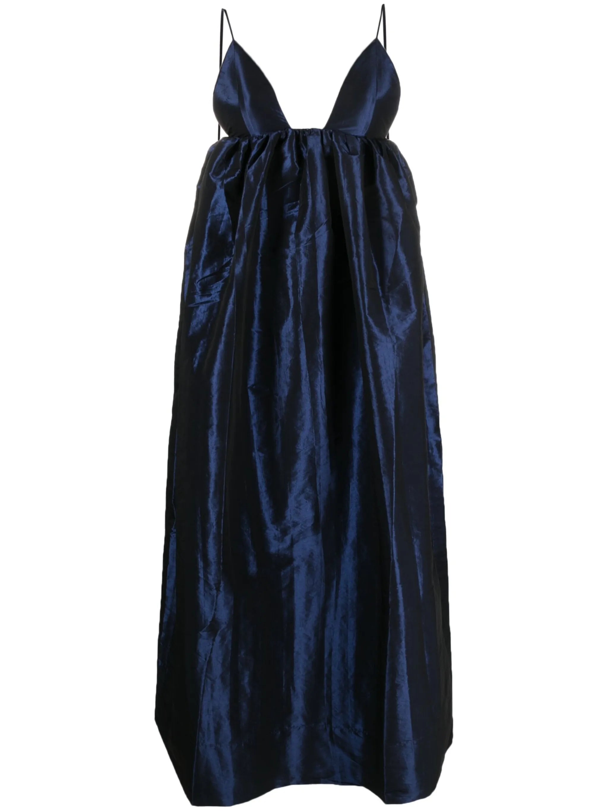taffeta midi dress