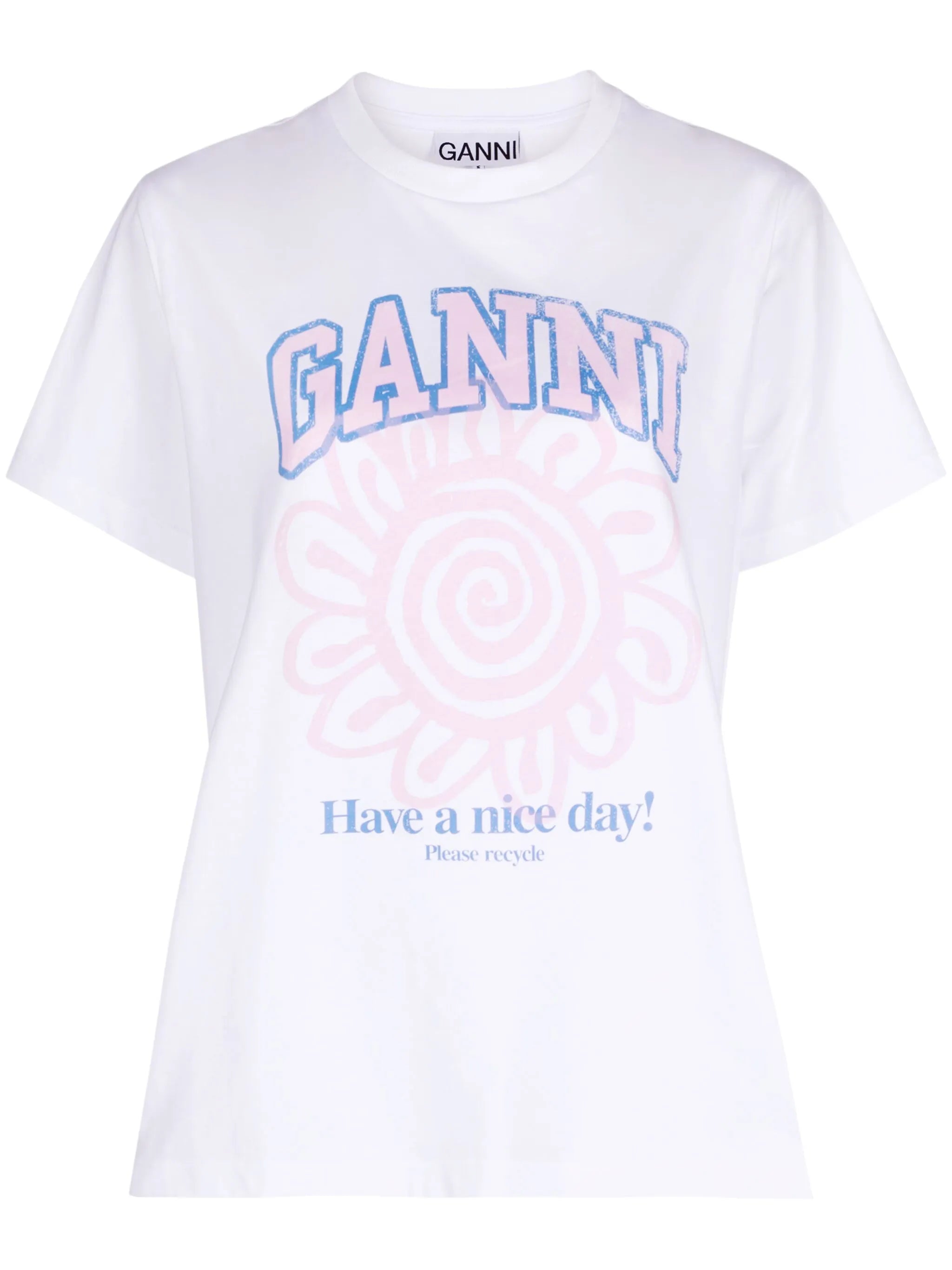 Relaxed Flower organic-cotton T-shirt