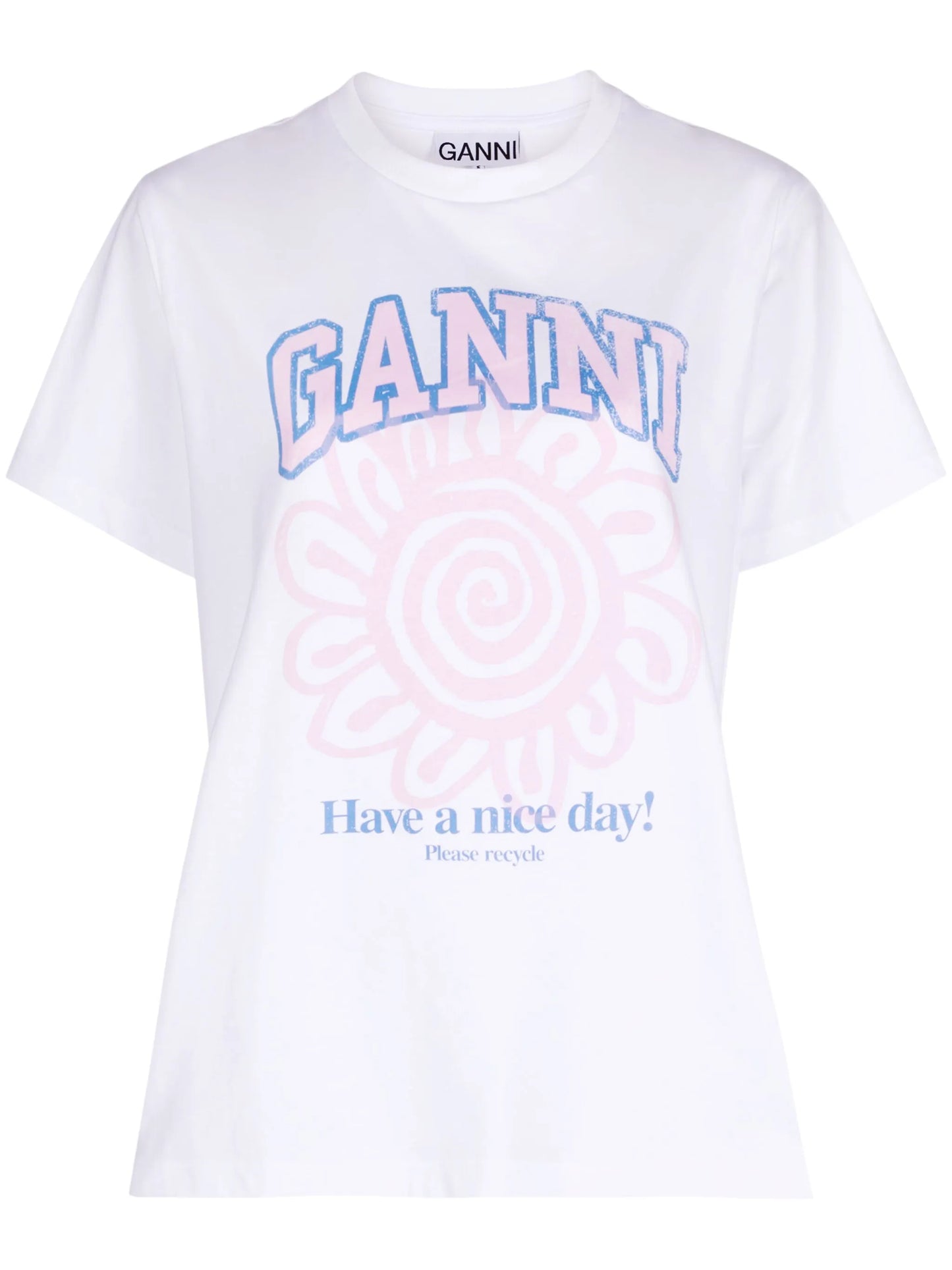 Relaxed Flower organic-cotton T-shirt