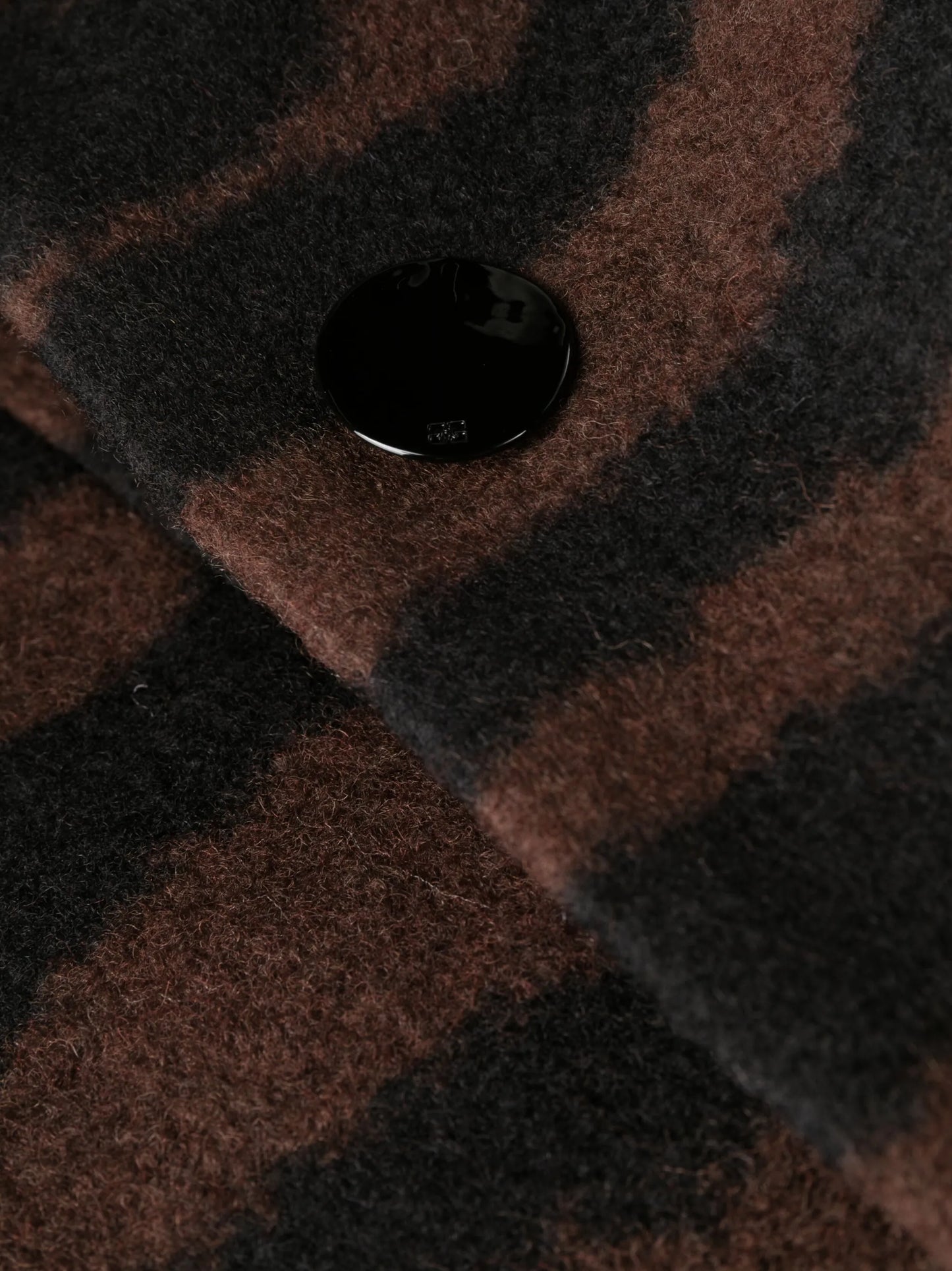 leopard-jacquard long coat