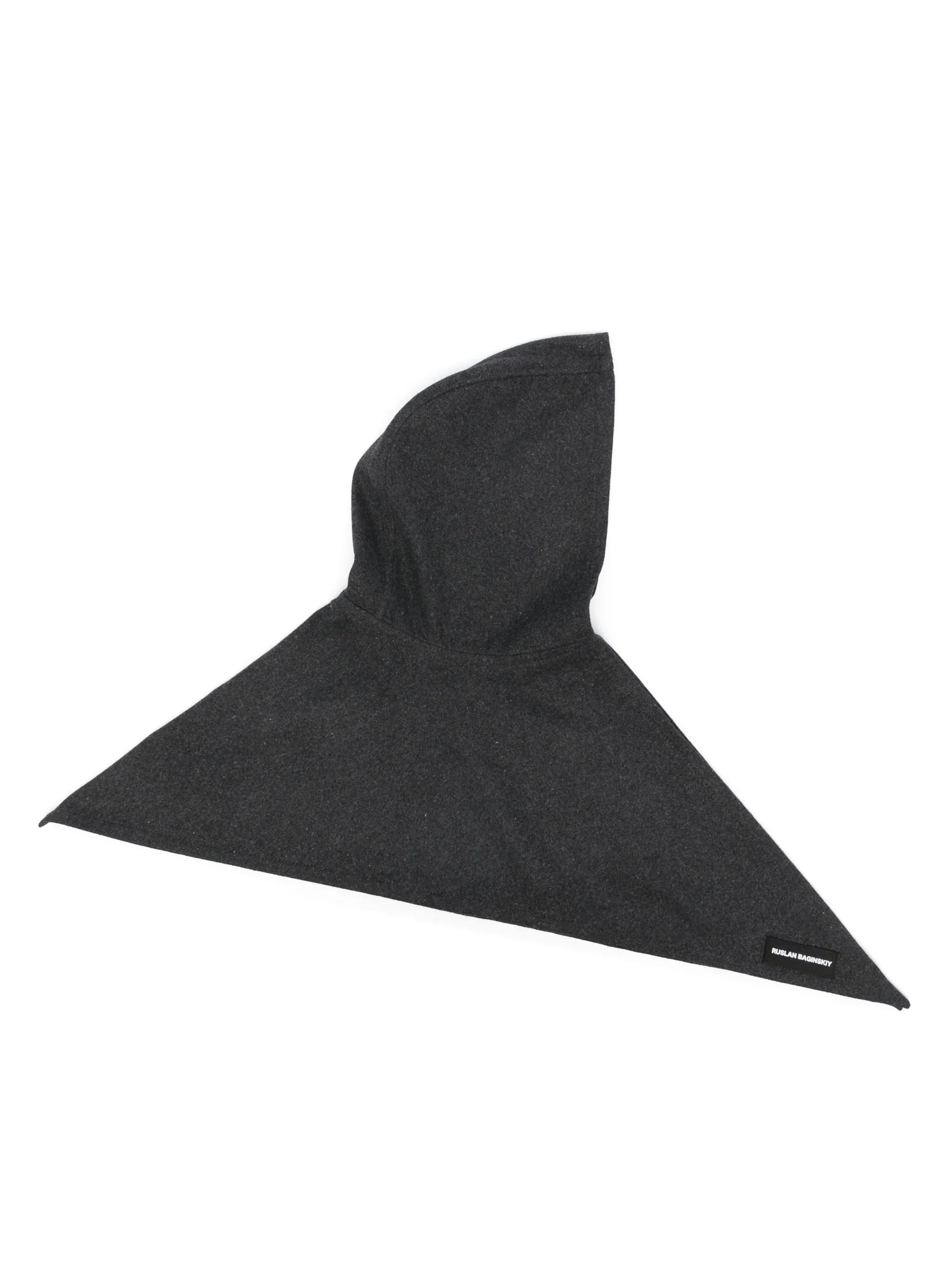 wool-blend hood