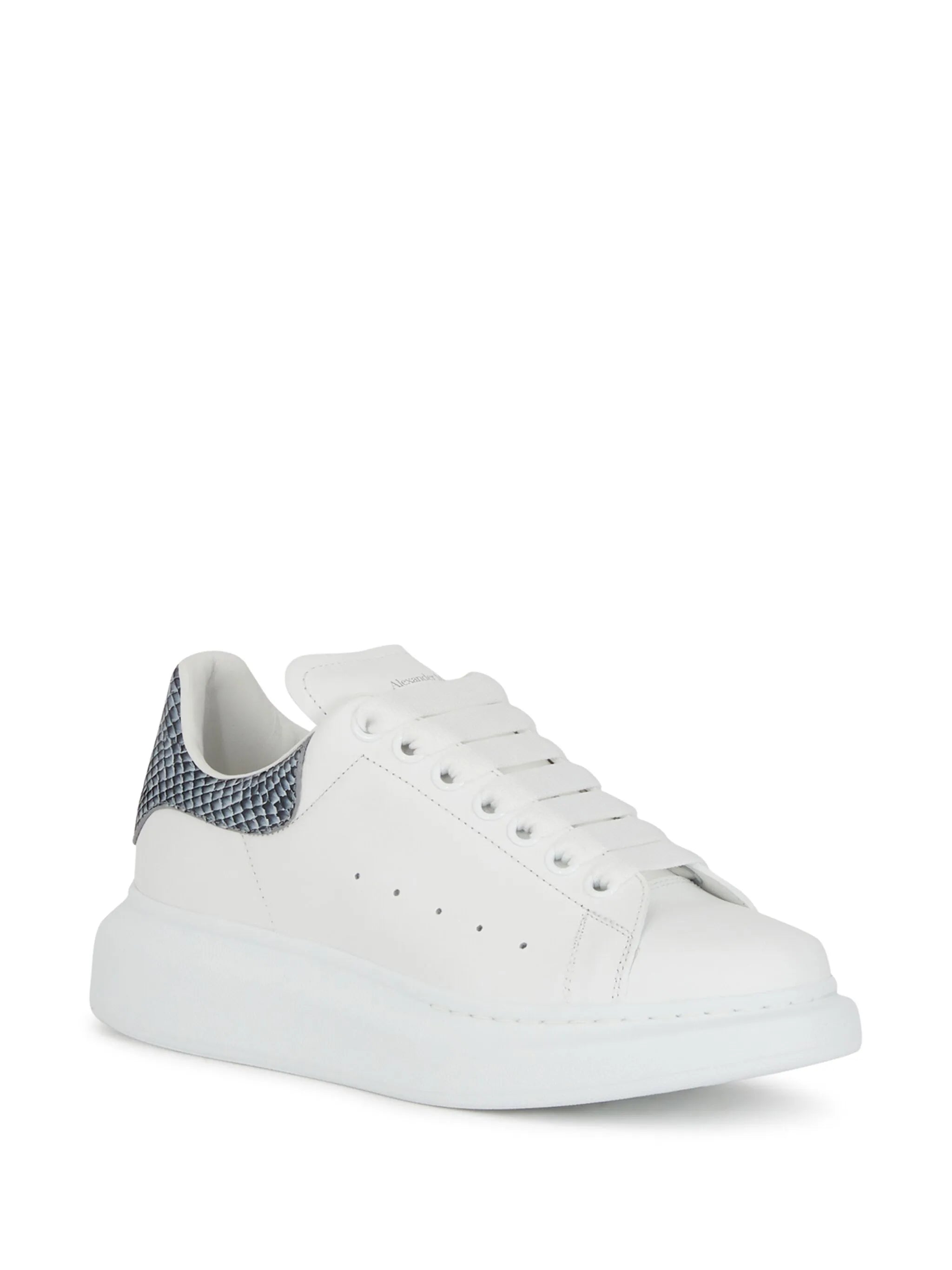 Oversized lizard-effect sneakers