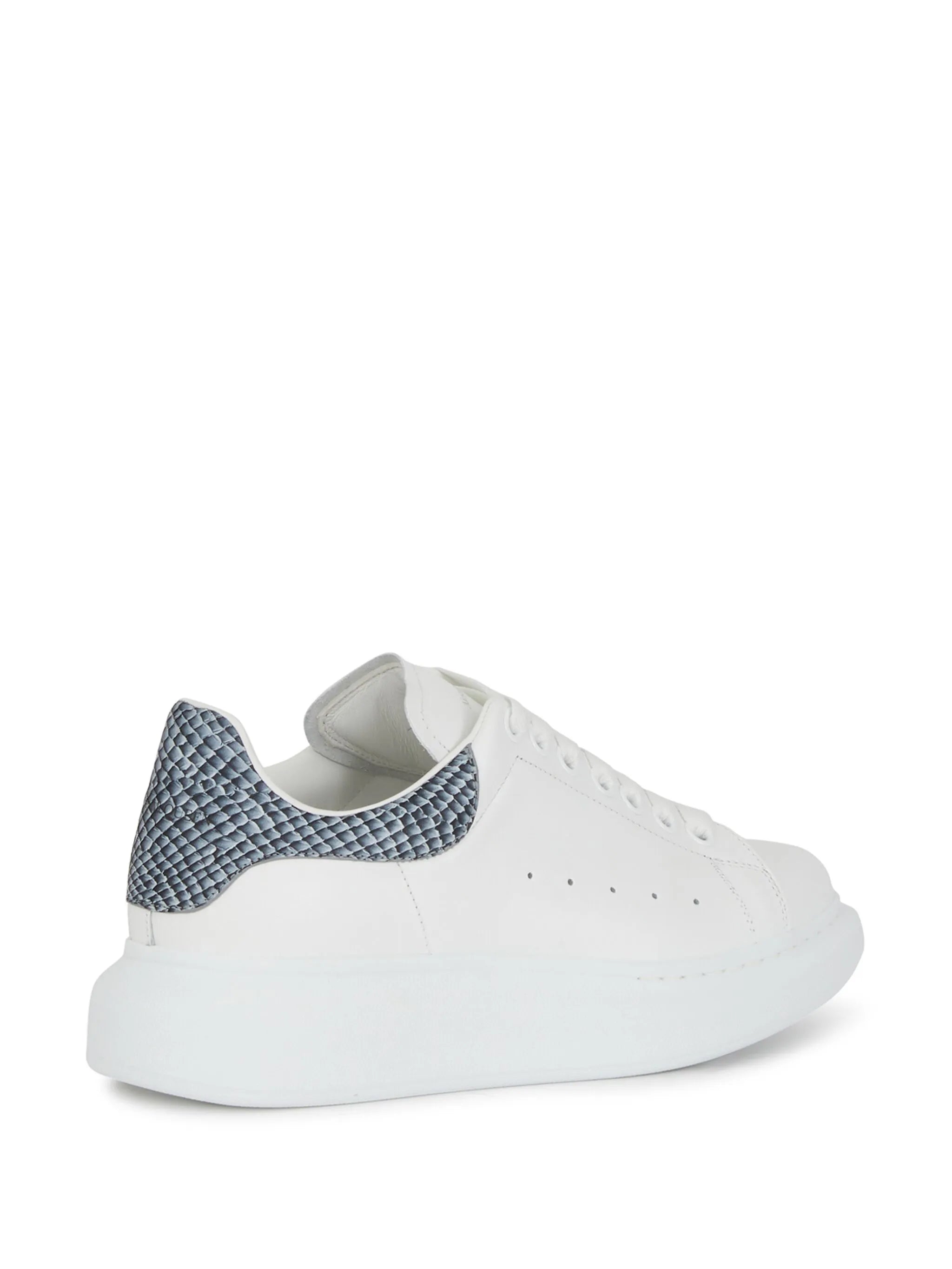 Oversized lizard-effect sneakers