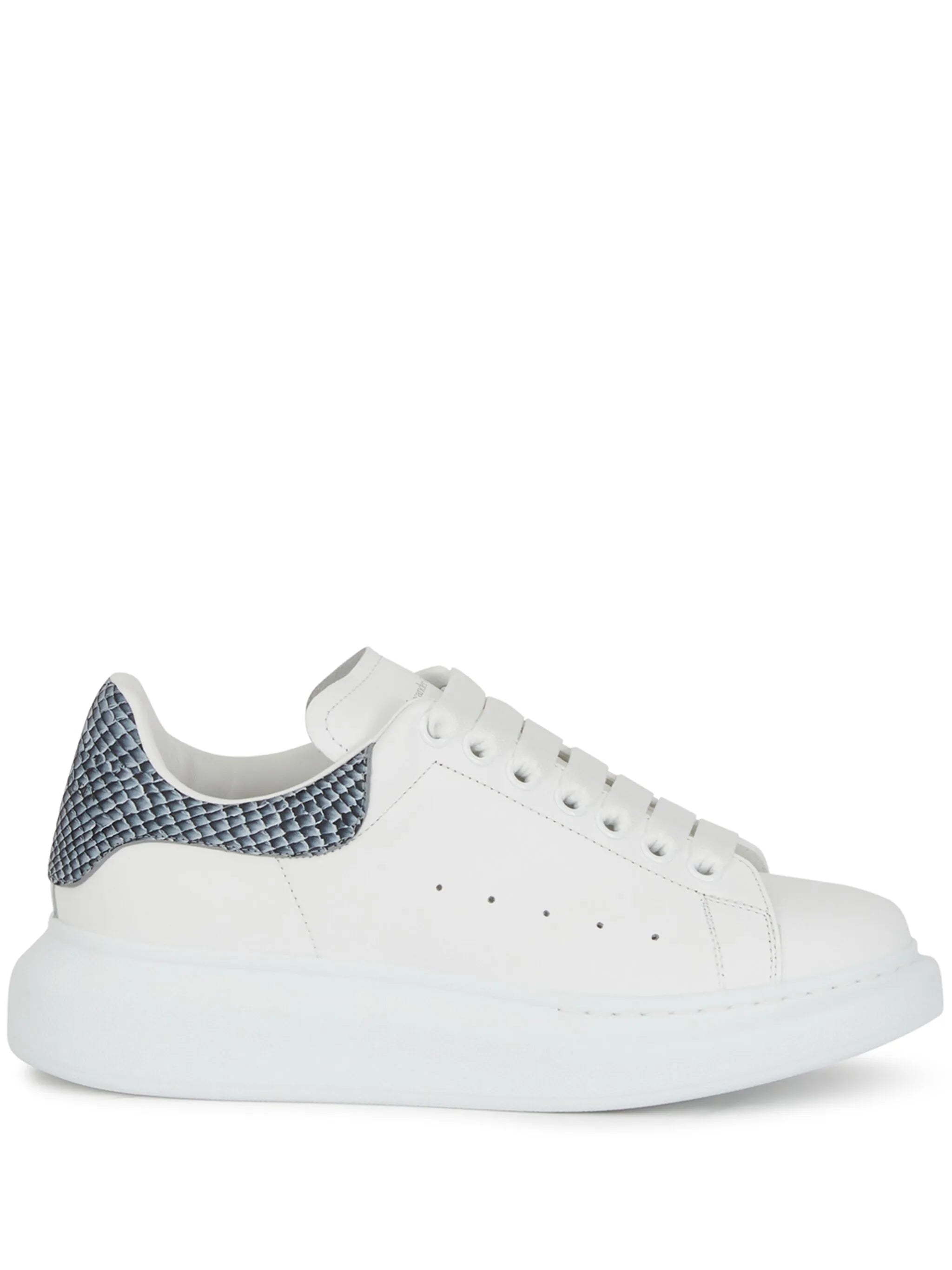 Oversized lizard-effect sneakers